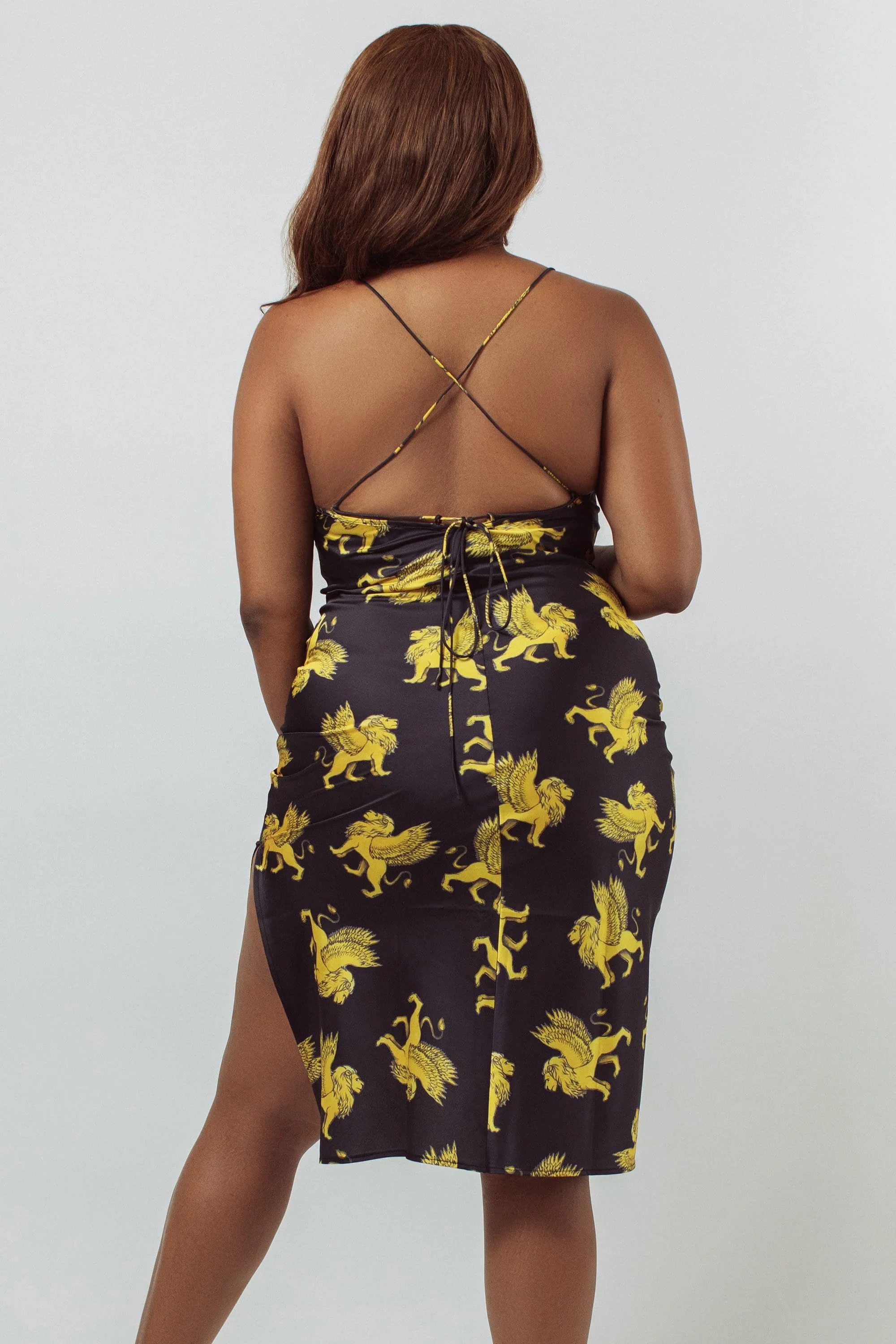 Kilo Brava Lioness Cowl Slip Dress - Image 2