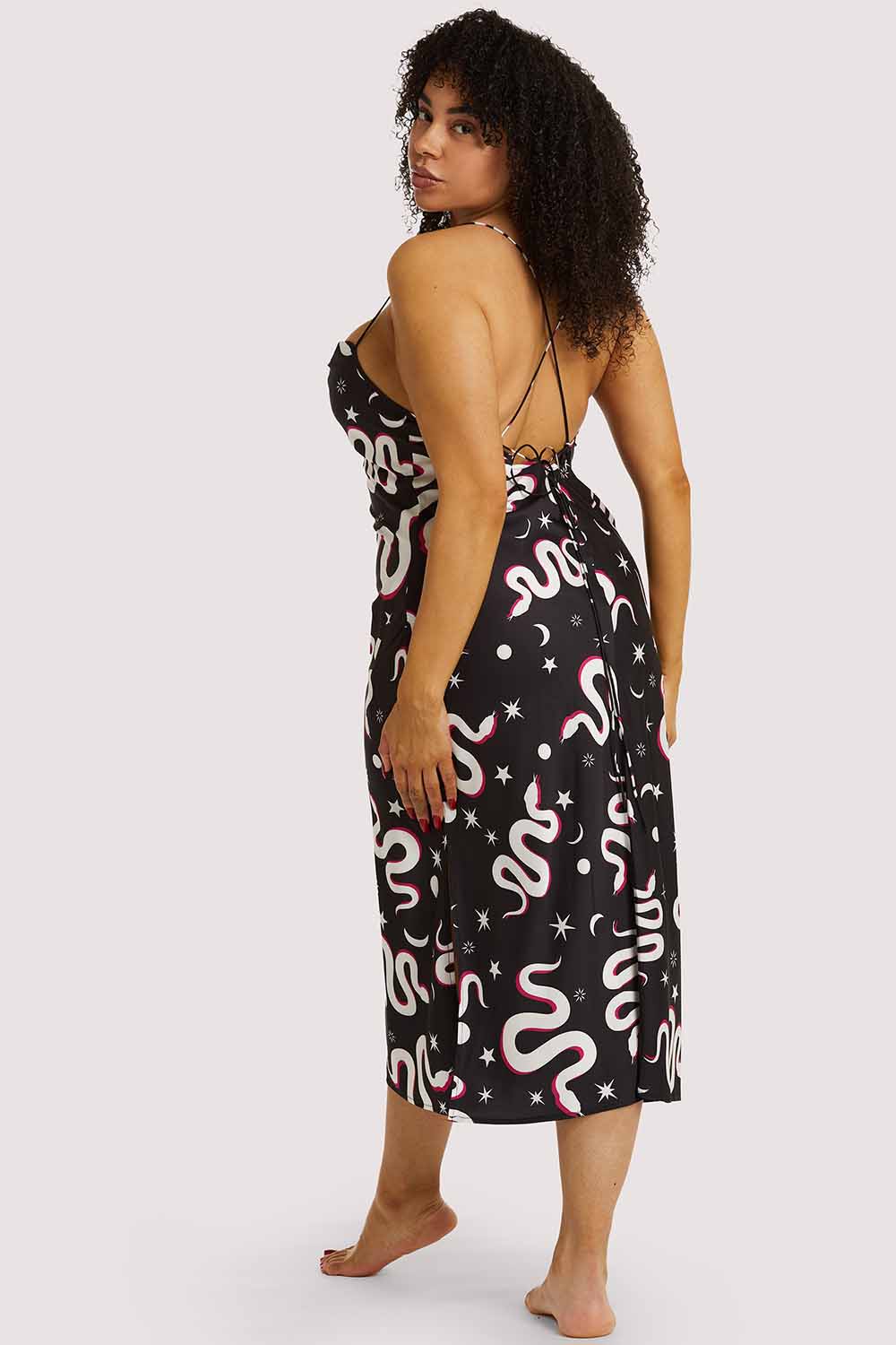 Black Moon Snake Dress - Image 5