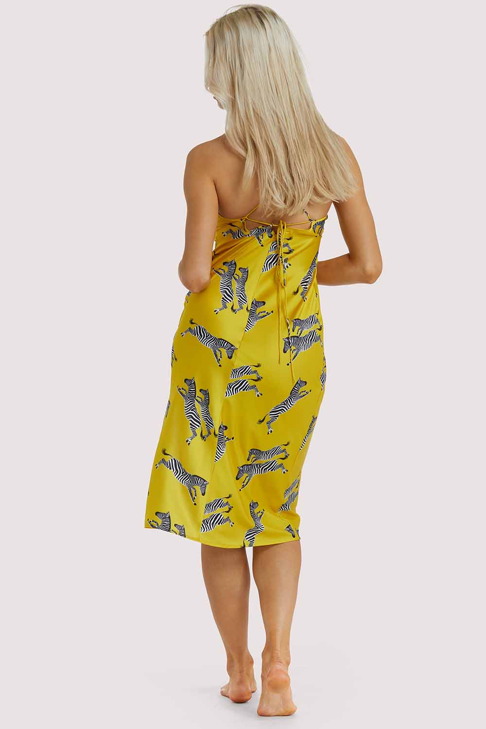 Mustard Zebra Dress - Image 3