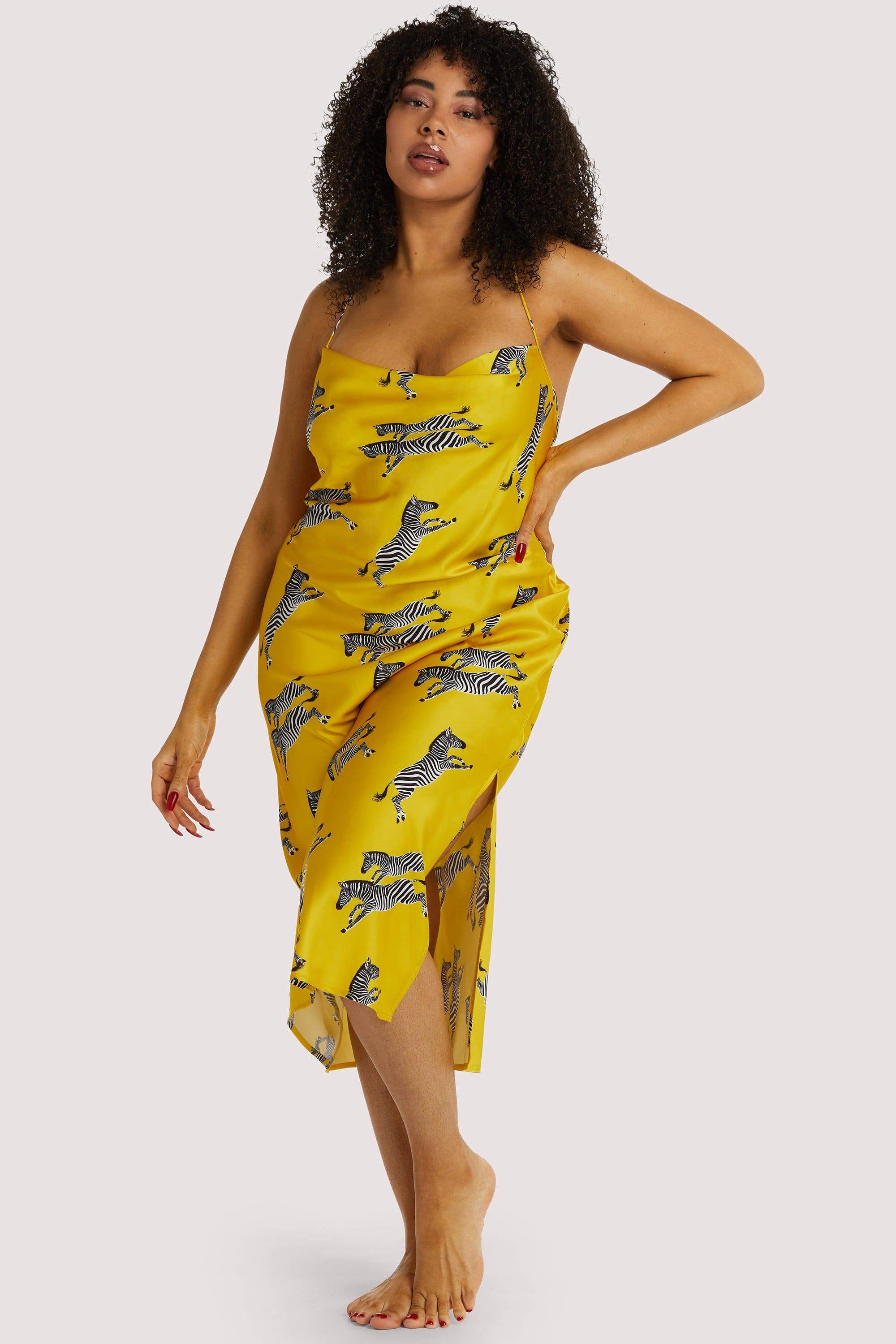 Mustard Zebra Dress - Image 6