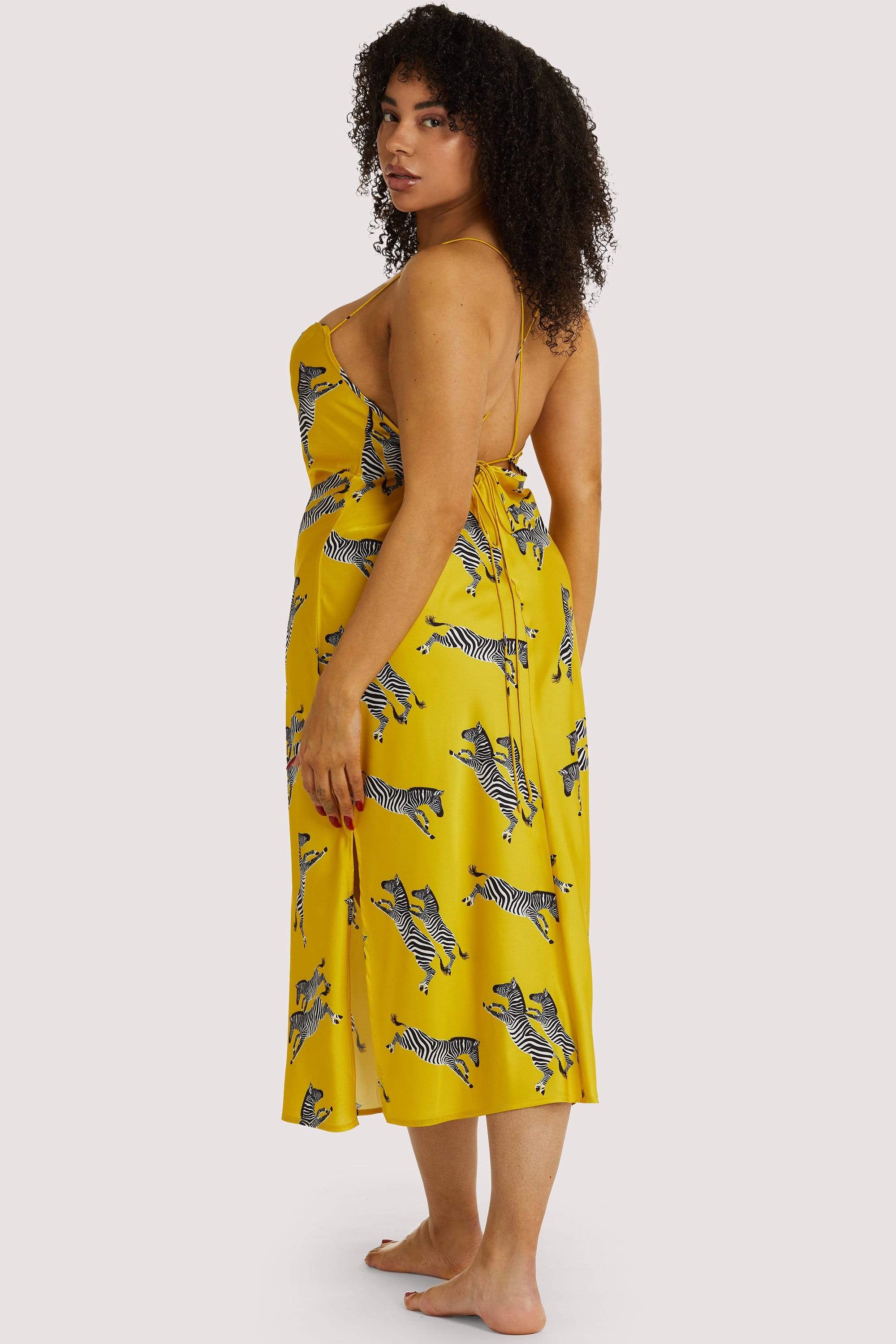 Mustard Zebra Dress - Image 7