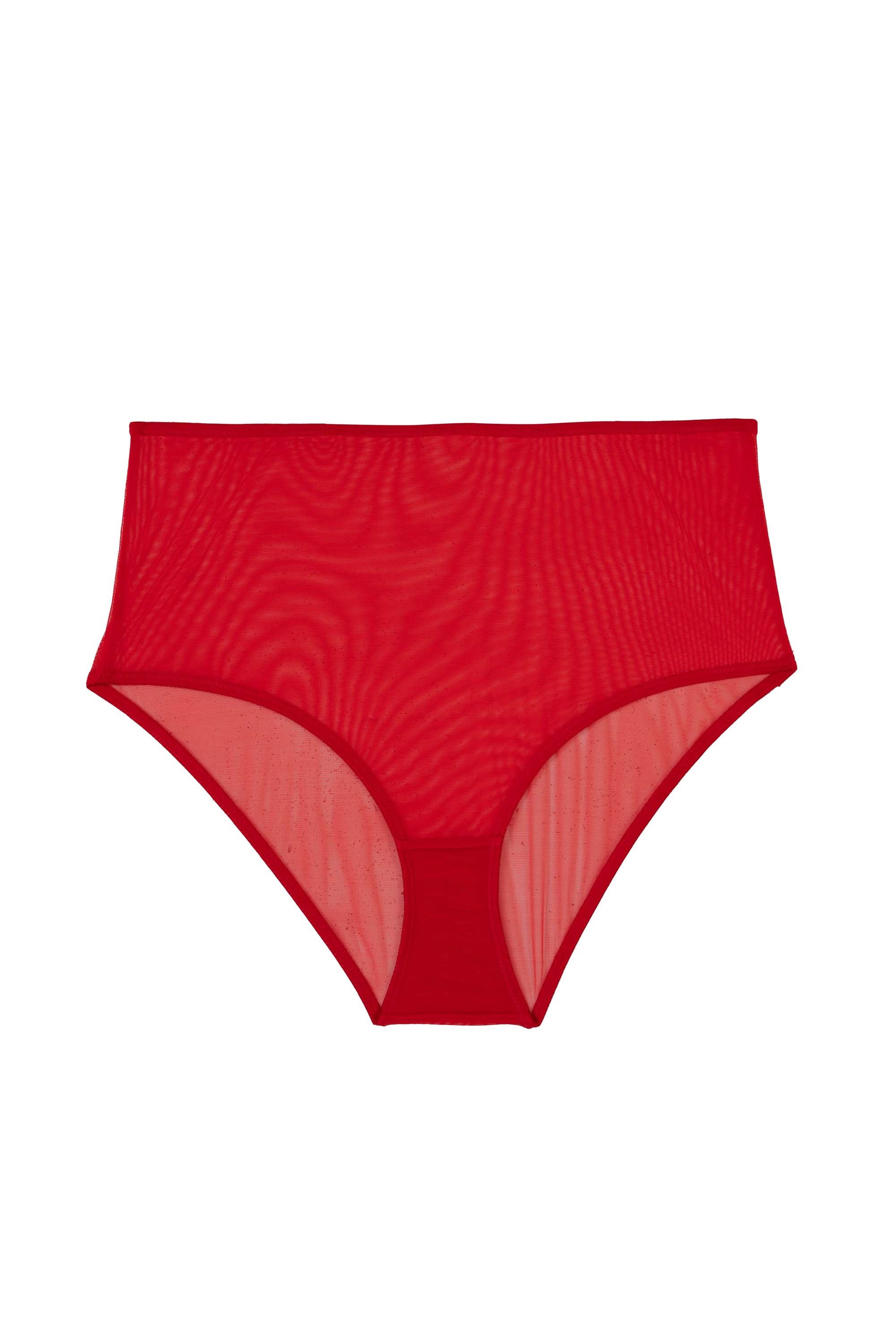 Annette Red Satin Bow Set - Image 7