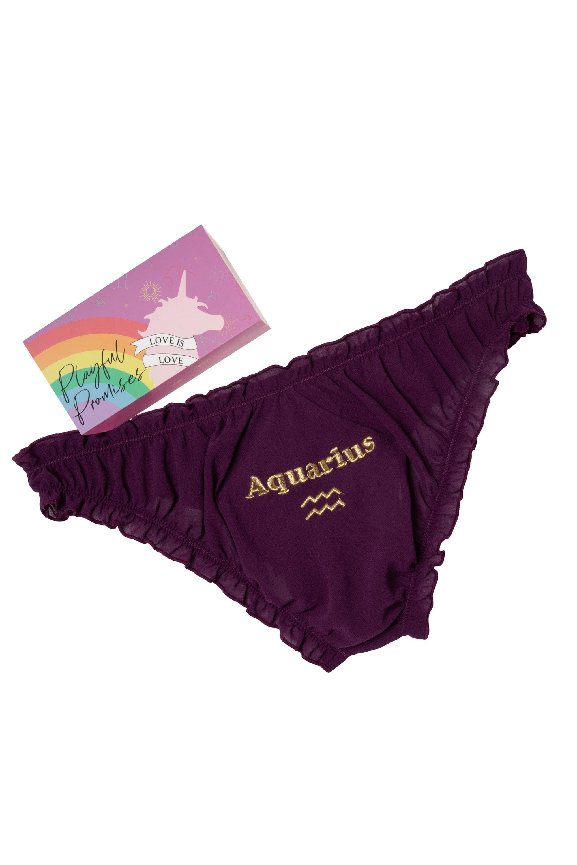 Aquarius Chiffon Star Sign Knickers - Image 3