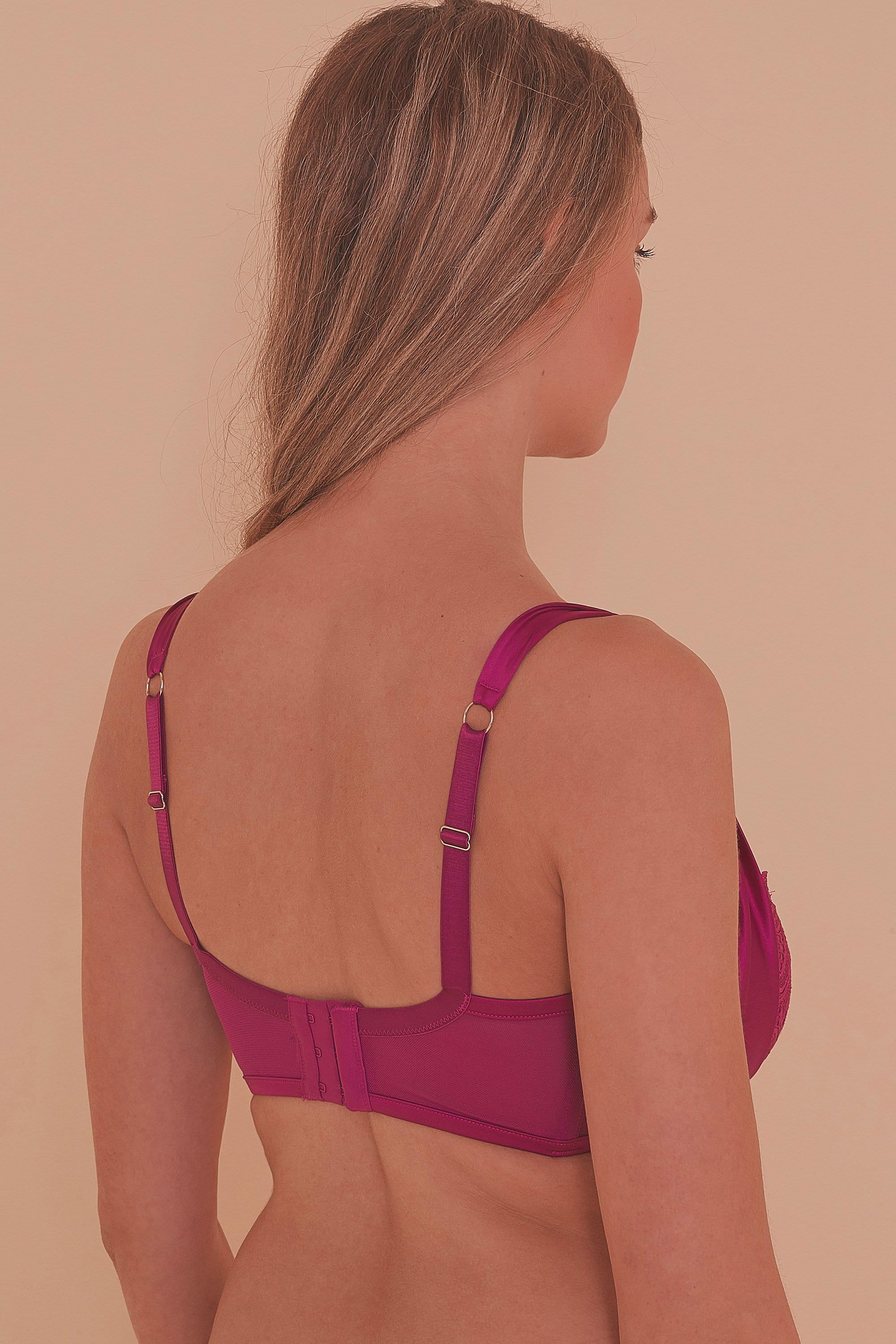 Arabella Fuller Bust Satin gathered cup bra - Image 4