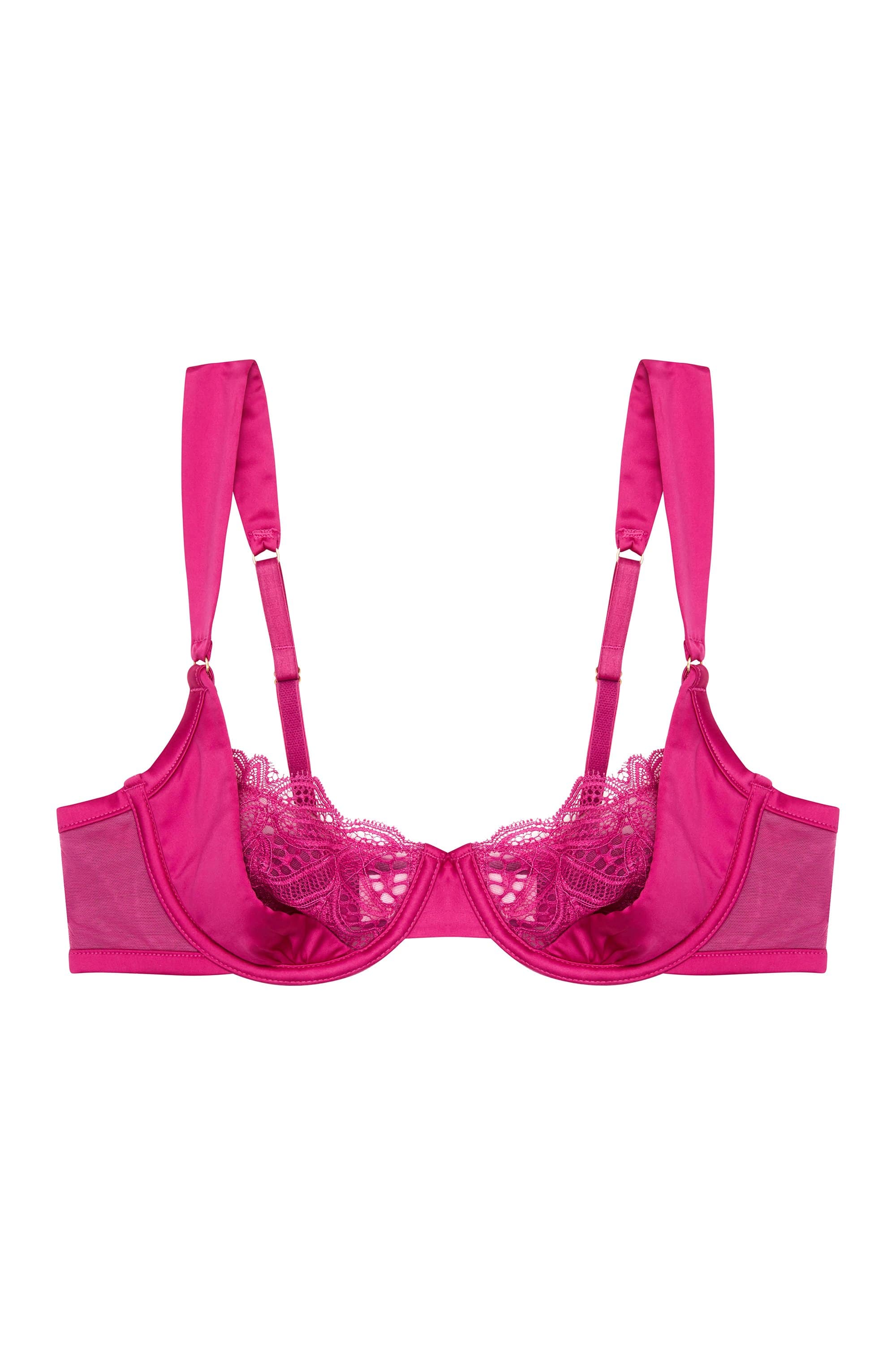 Arabella Fuller Bust Satin gathered cup bra - Image 5
