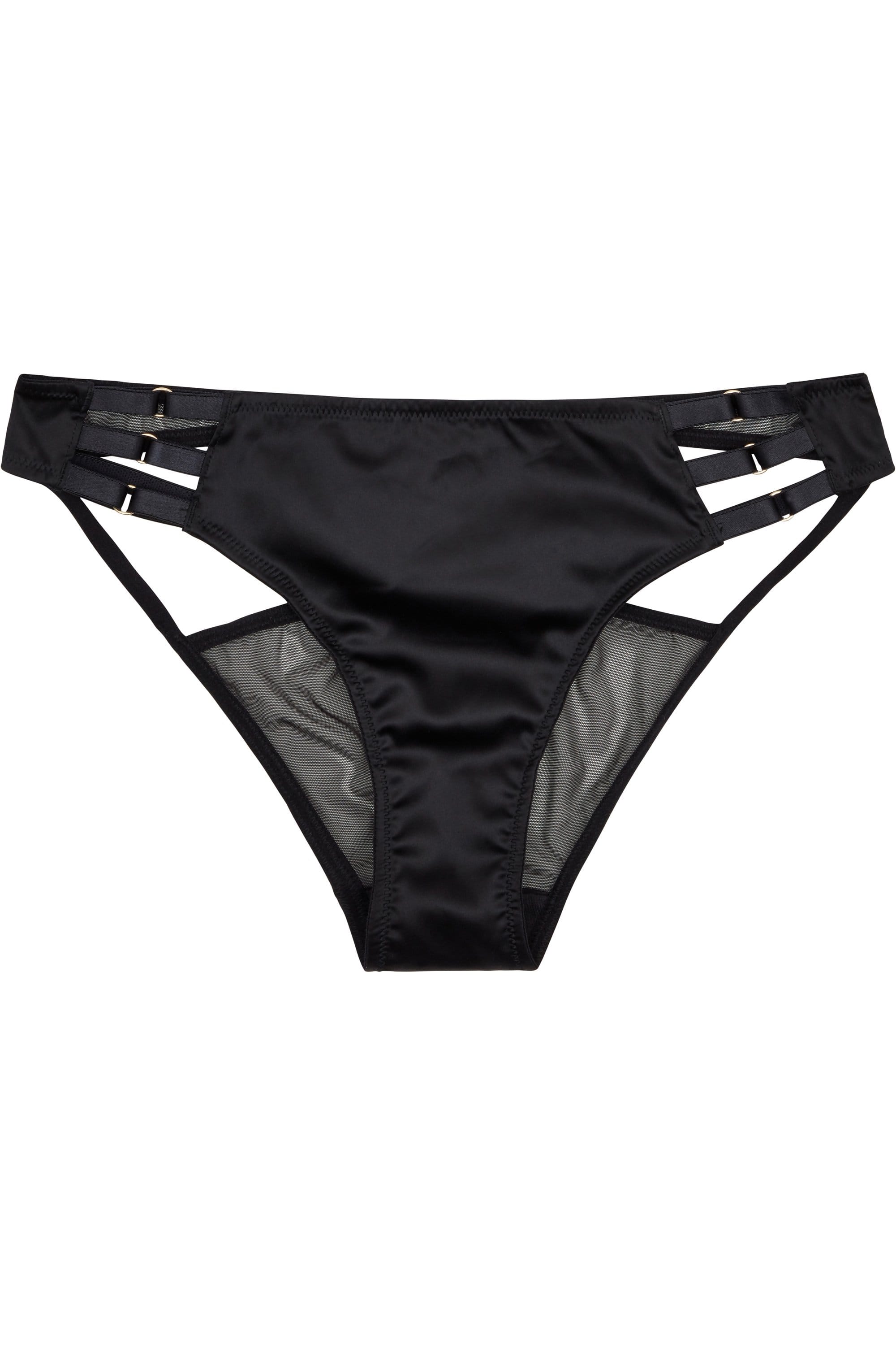 Ava Black Strappy Brief - Image 6