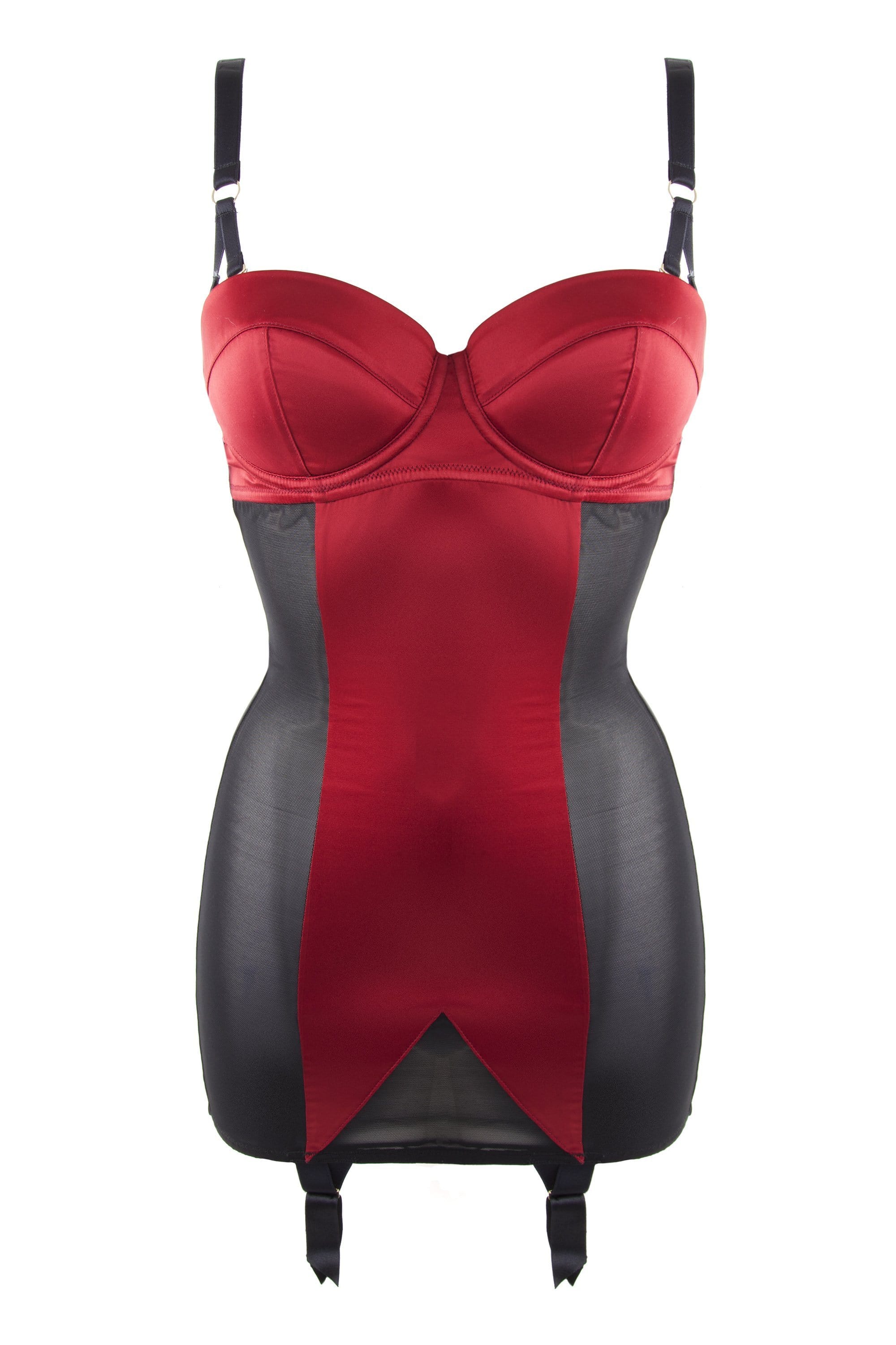 Black/Red Shaping Corselette - Image 4