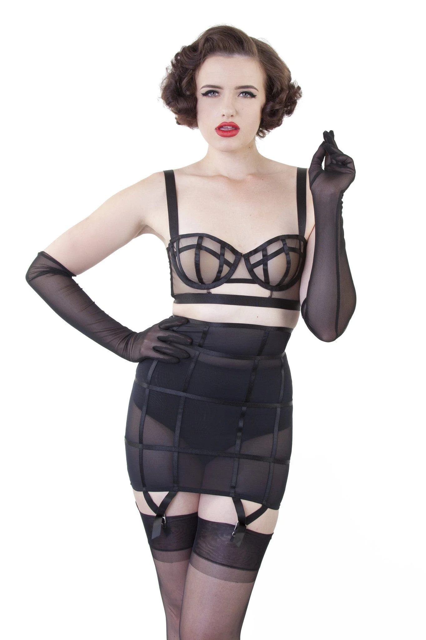 Bettie Page Cage Bra A - DD/E - Image 3
