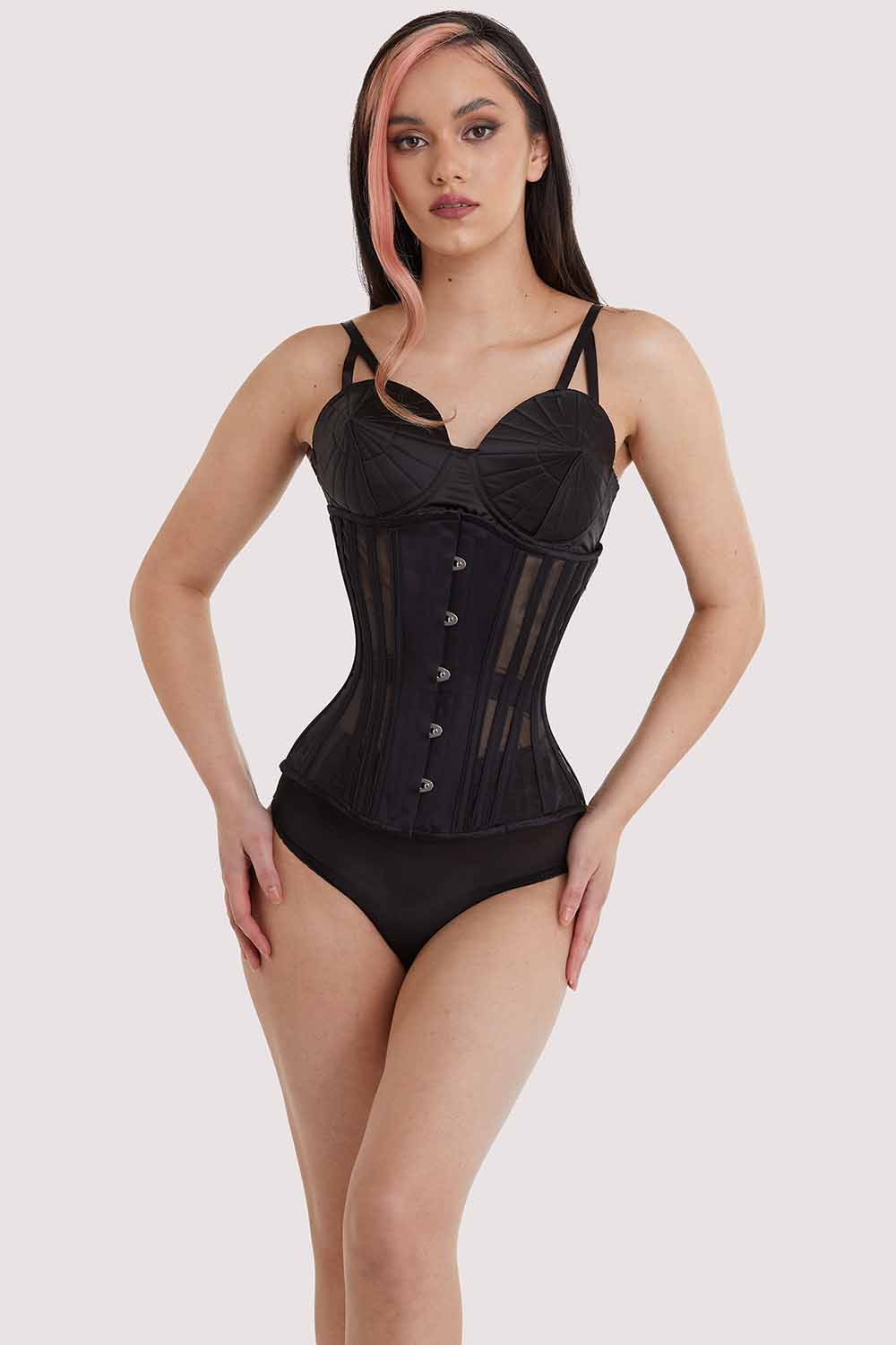 Fine Mesh Underbust Corset - Image 7