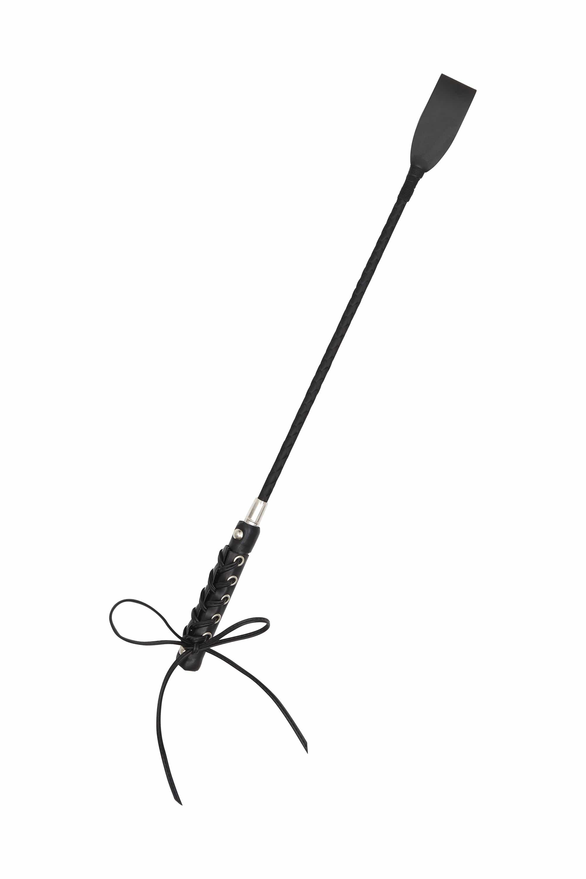 Bettie Page Lace up faux leather riding crop - Image 2