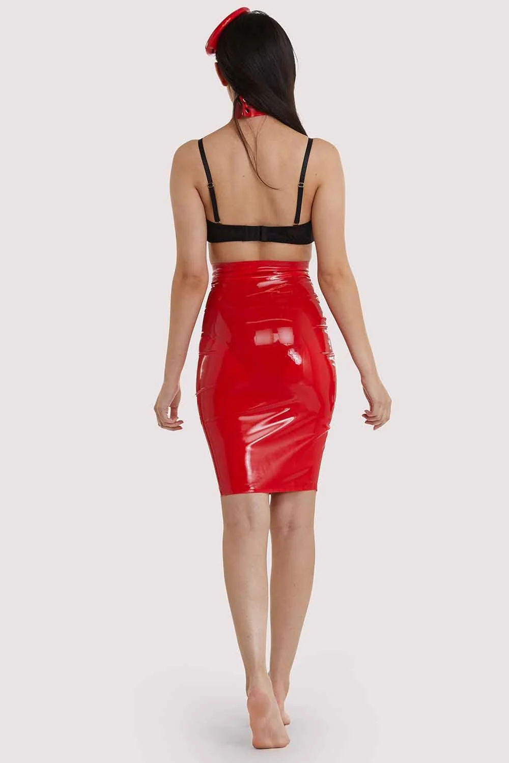 Latex Hobble Skirt - Image 4