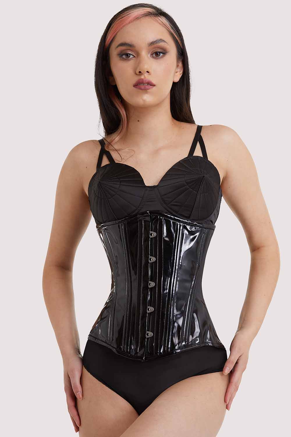 Vinyl Fetish Underbust Corset - Image 5