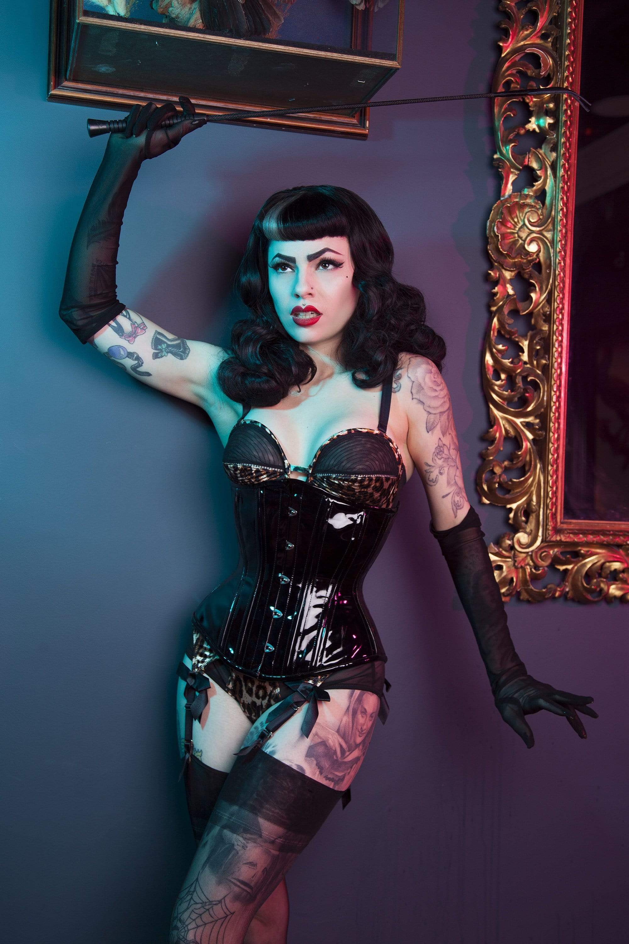 Vinyl Fetish Underbust Corset - Image 6