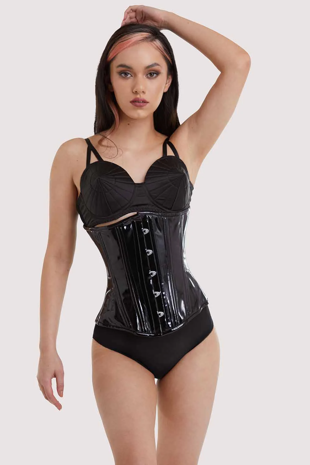 Vinyl Fetish Underbust Corset - Image 7
