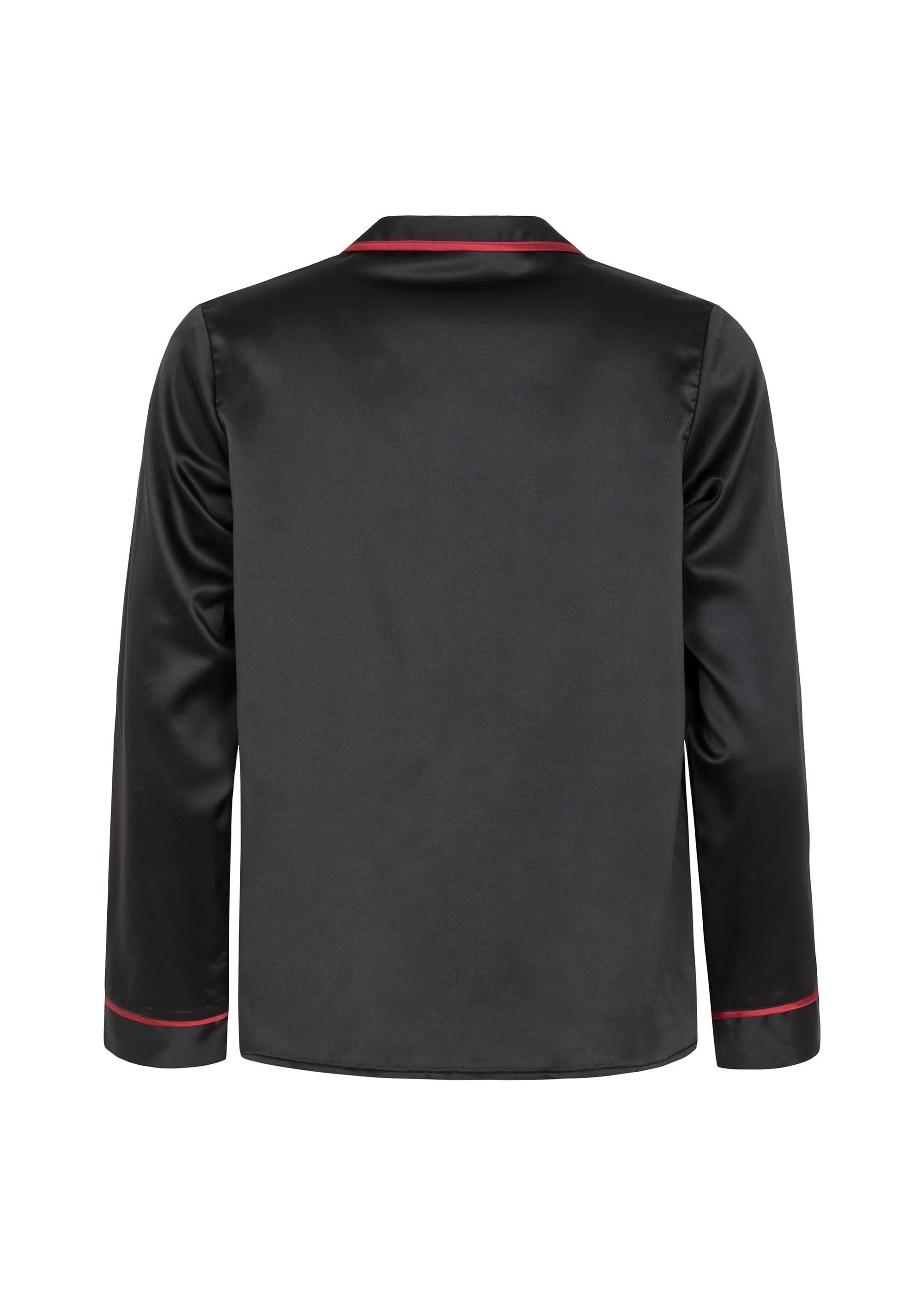 Black and Red Smoking Suit Pj Set Curve - Image 2