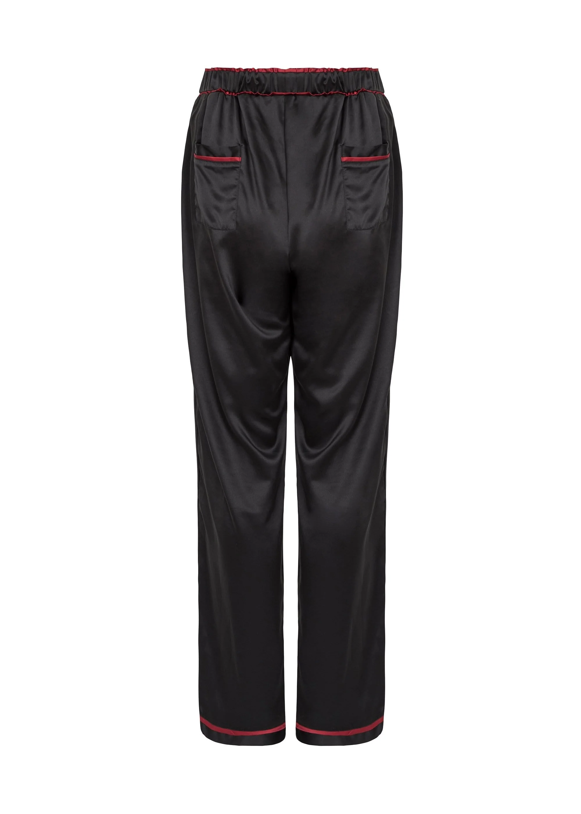 Black and Red Smoking Suit Pj Set Curve - Image 4