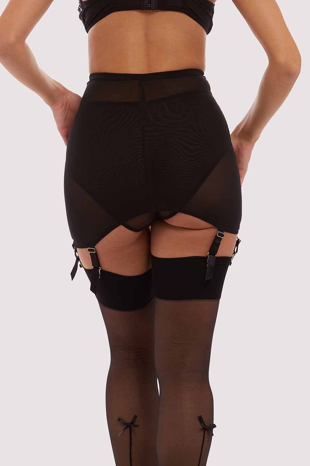 Annabelle Diamante Spiderweb Black Girdle - Image 5