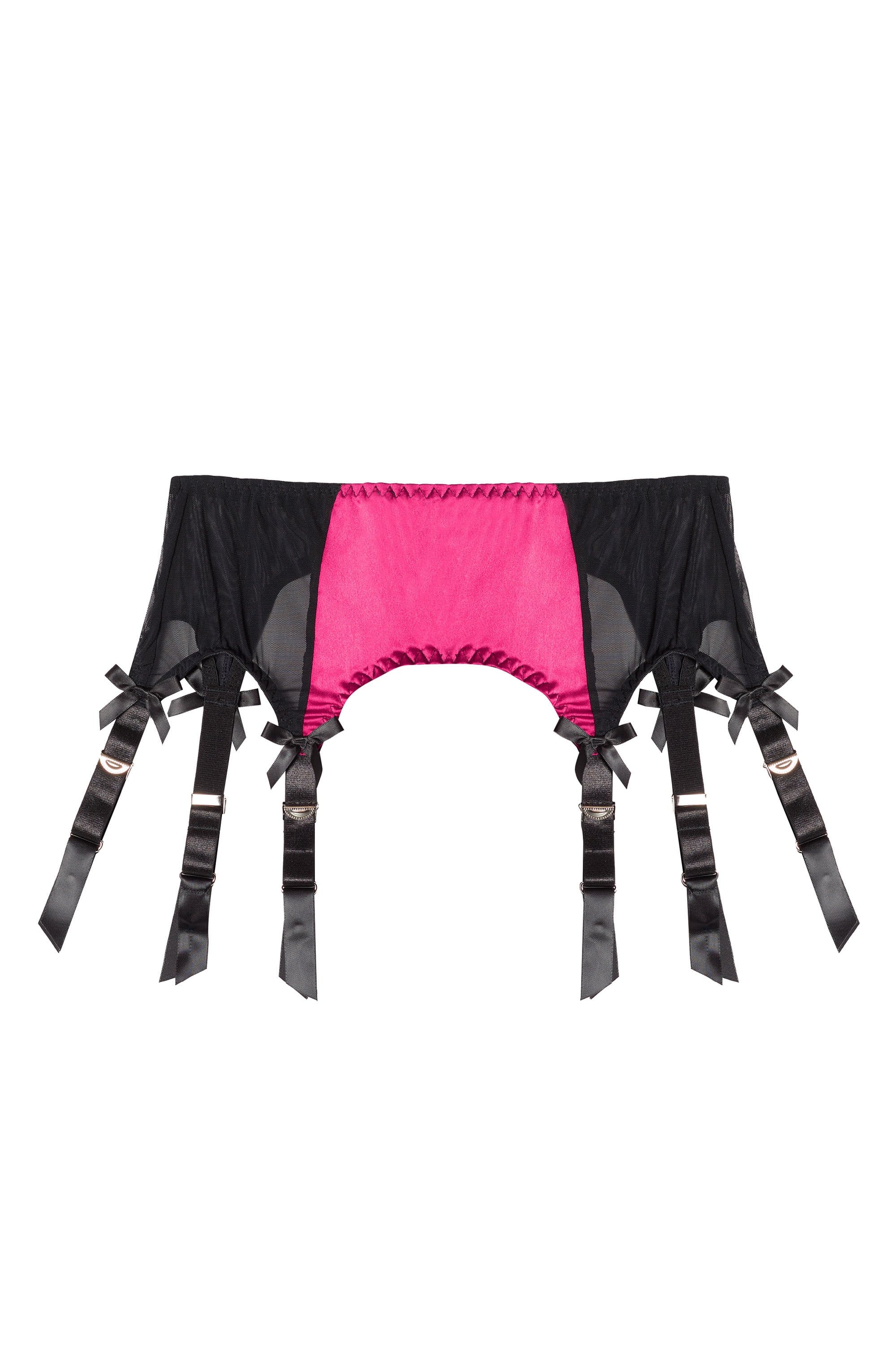 Classic Suspender Belt Hot Pink - Image 5
