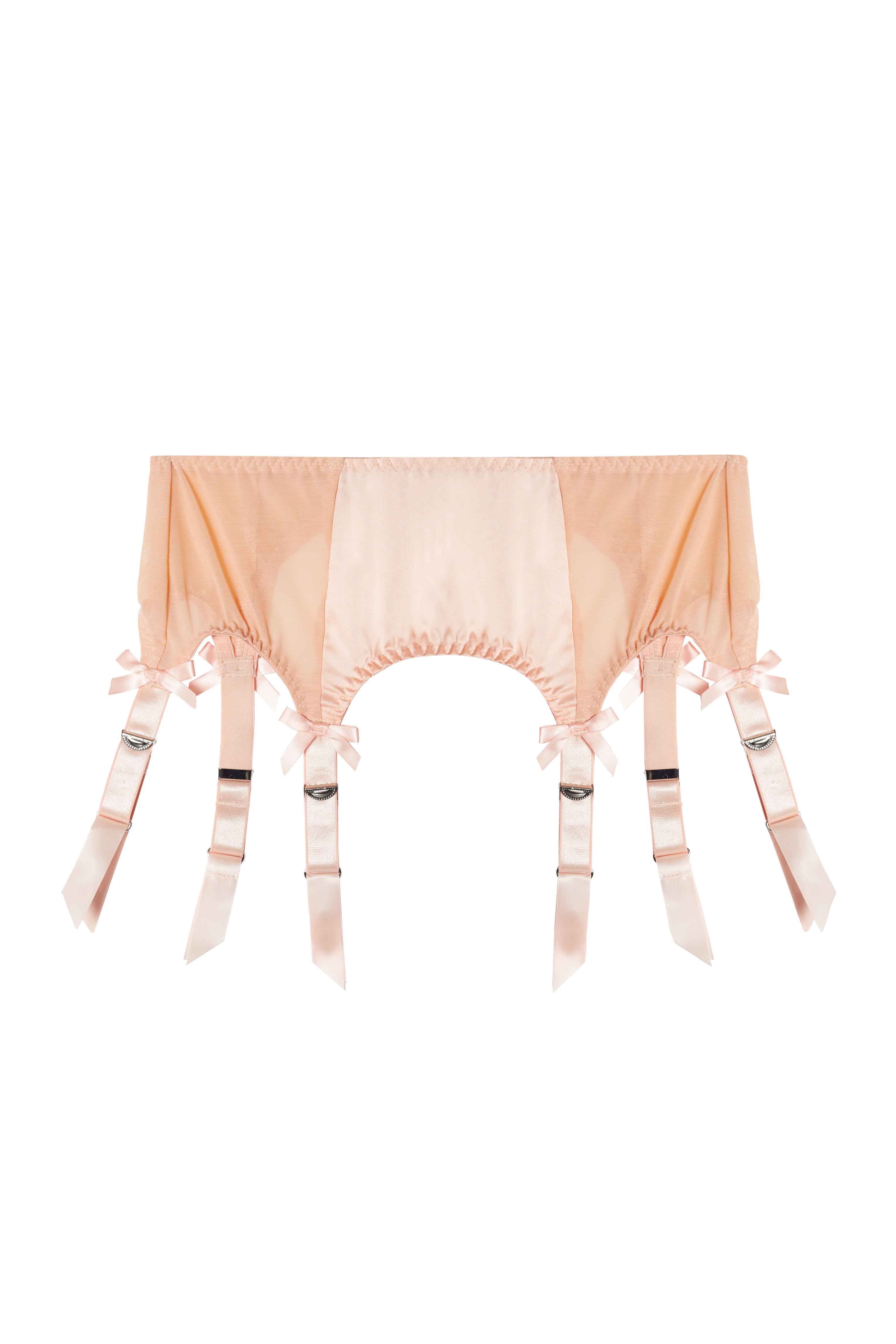 Classic Suspender Belt Peach - Image 5