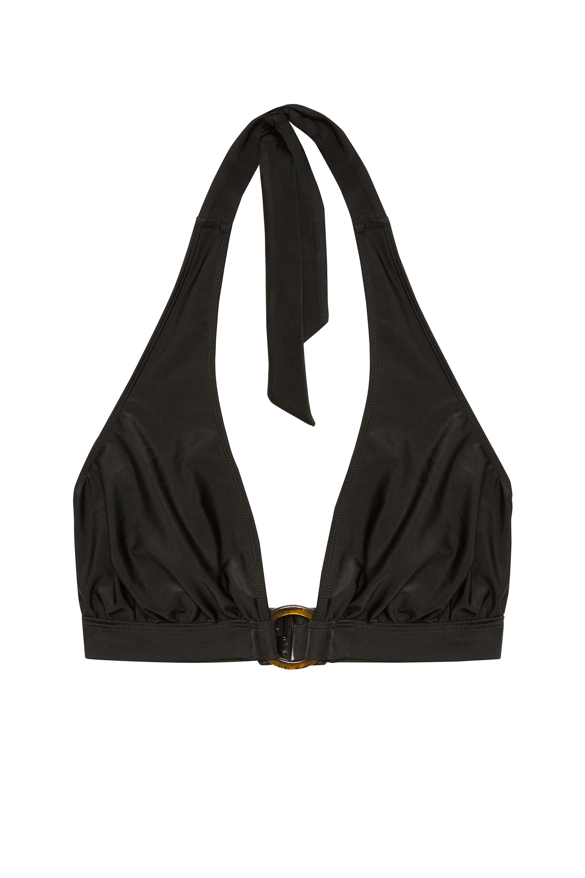Eco Jayne Black Plunge Bikini Top - Image 7
