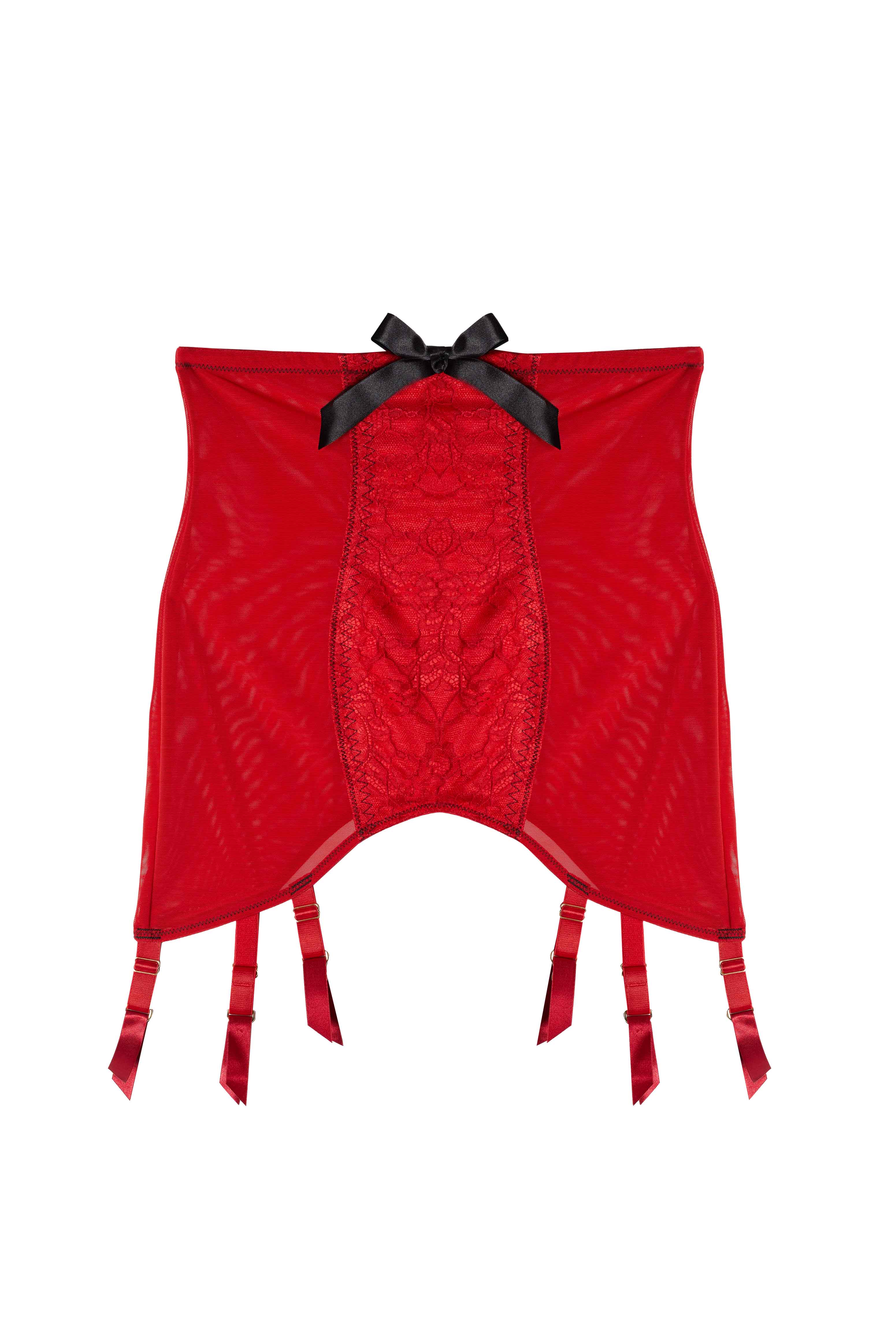 Red Elsie Lace Girdle - Image 2