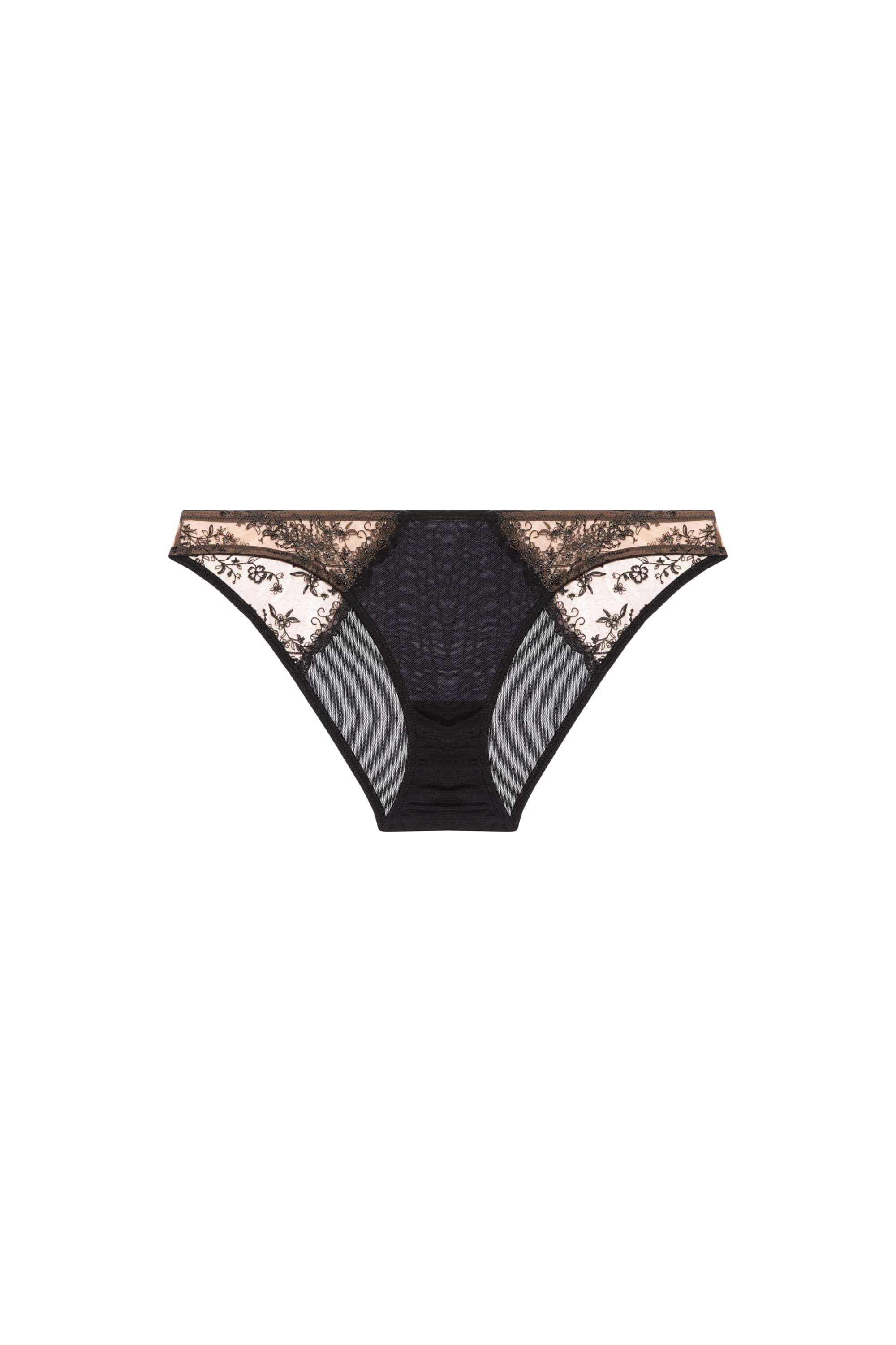 Cassia Black Custom Embroidery Brief - Image 4