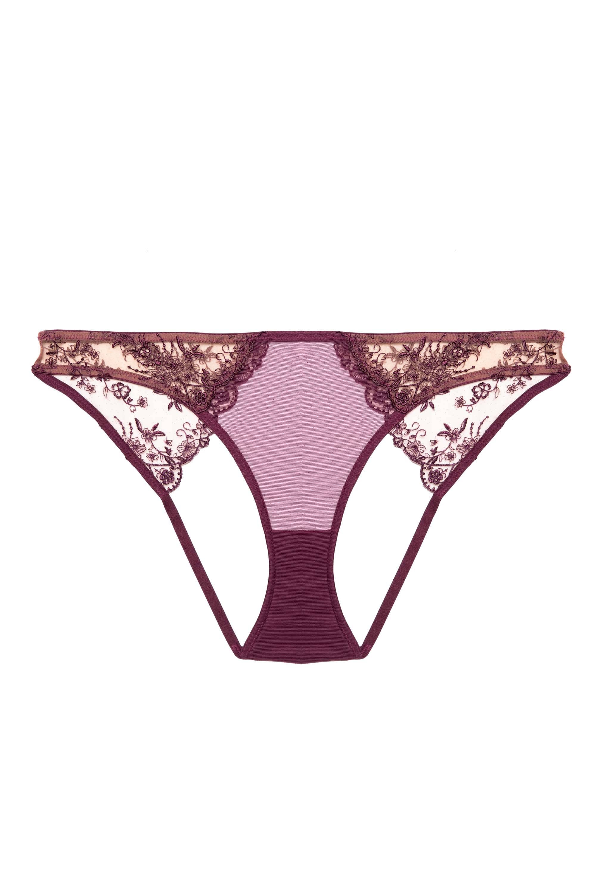 Cassia Wine Custom Embroidery Cut Out Brief - Image 7