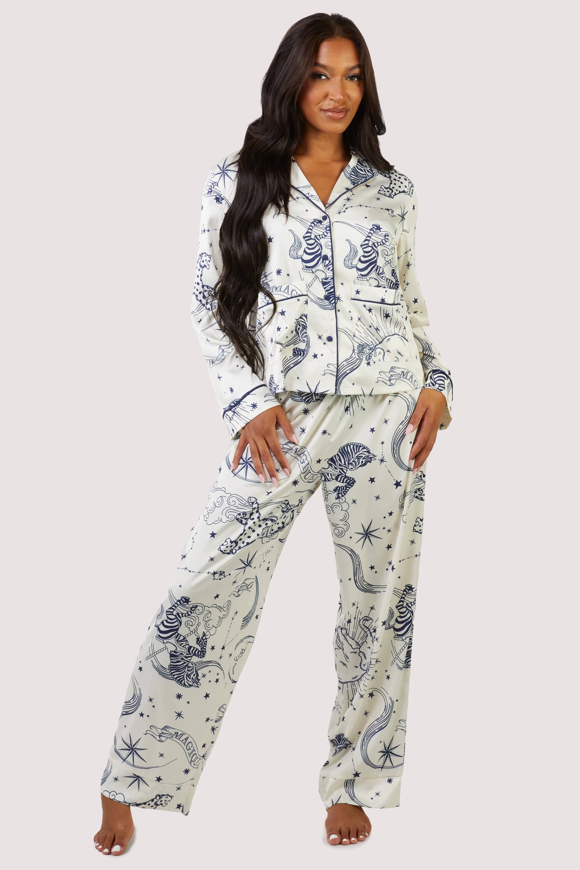 Celestial Long Sleeved Pyjama Set - Image 4