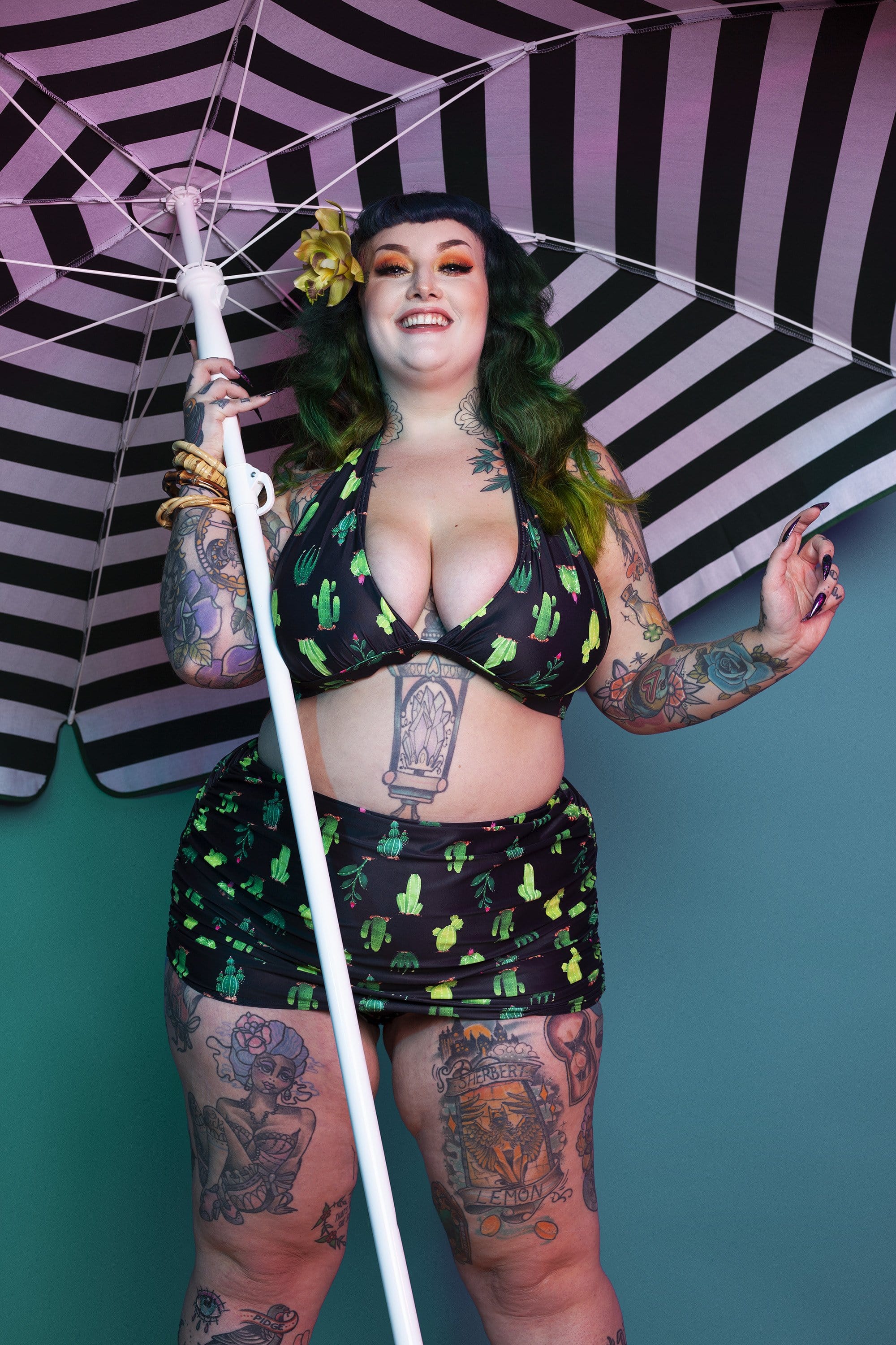 Cactus Skirted Bikini Brief - Image 3
