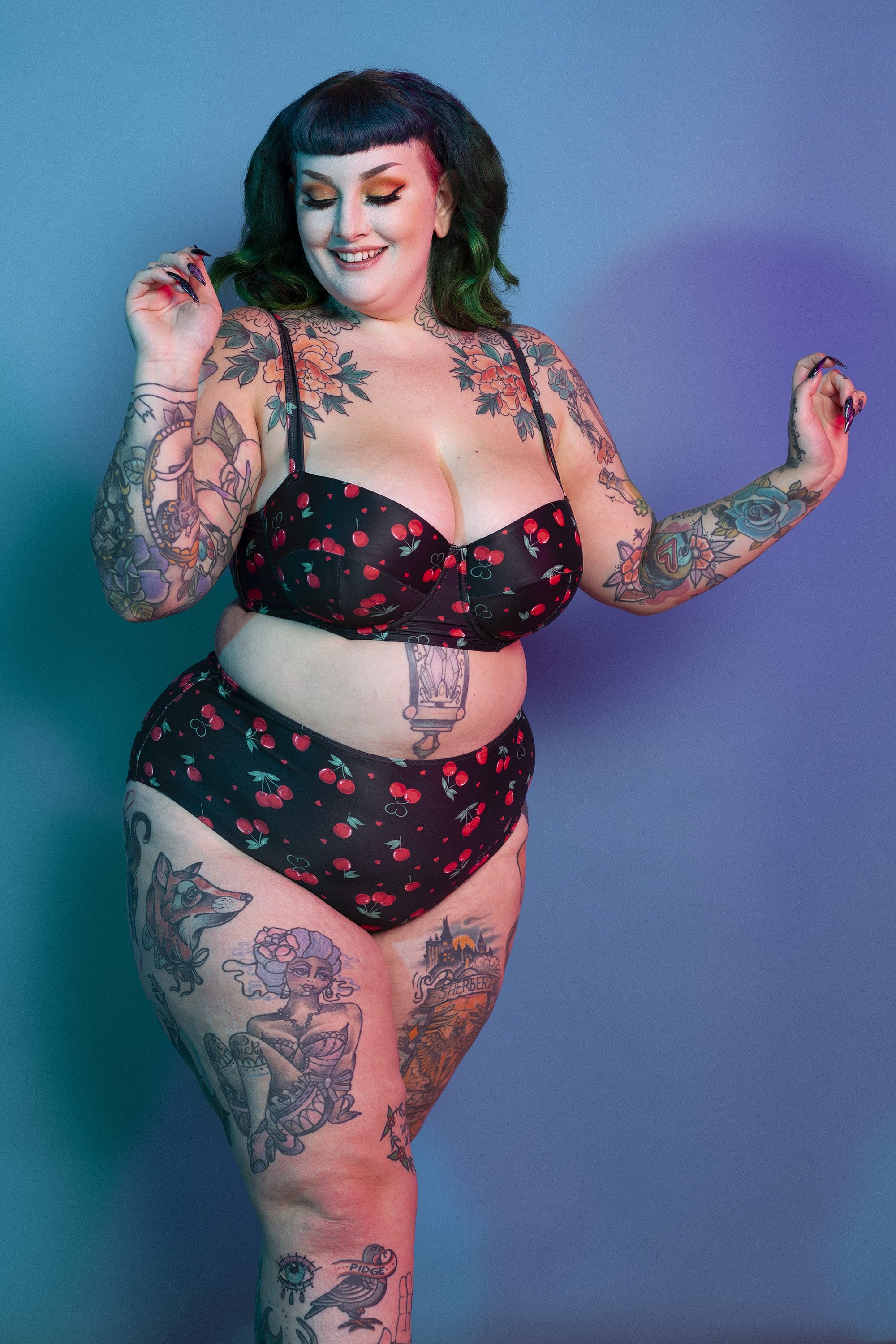 Cherry Love Balcony Bikini Top - Image 5