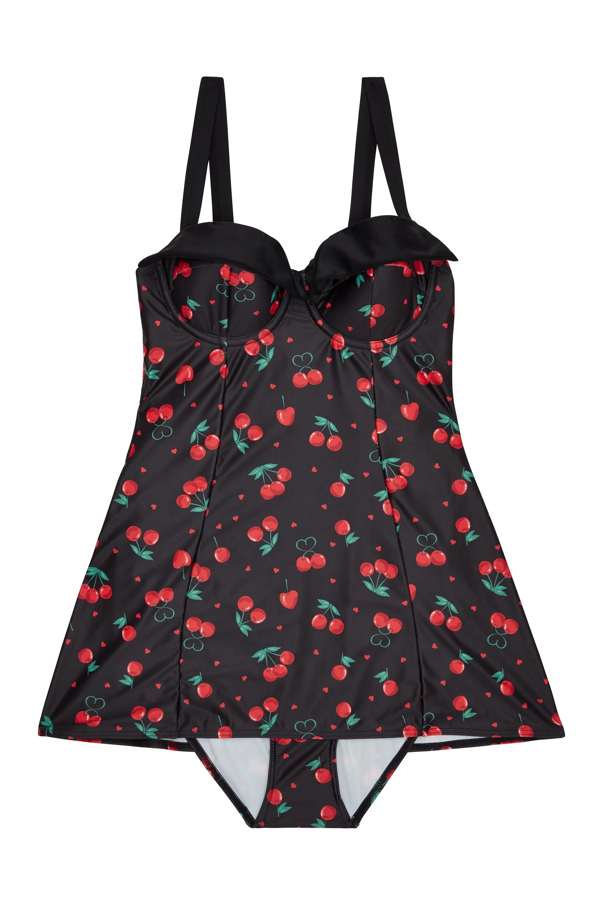 Collectif Cherry Love Skirted Swimsuit - Image 5