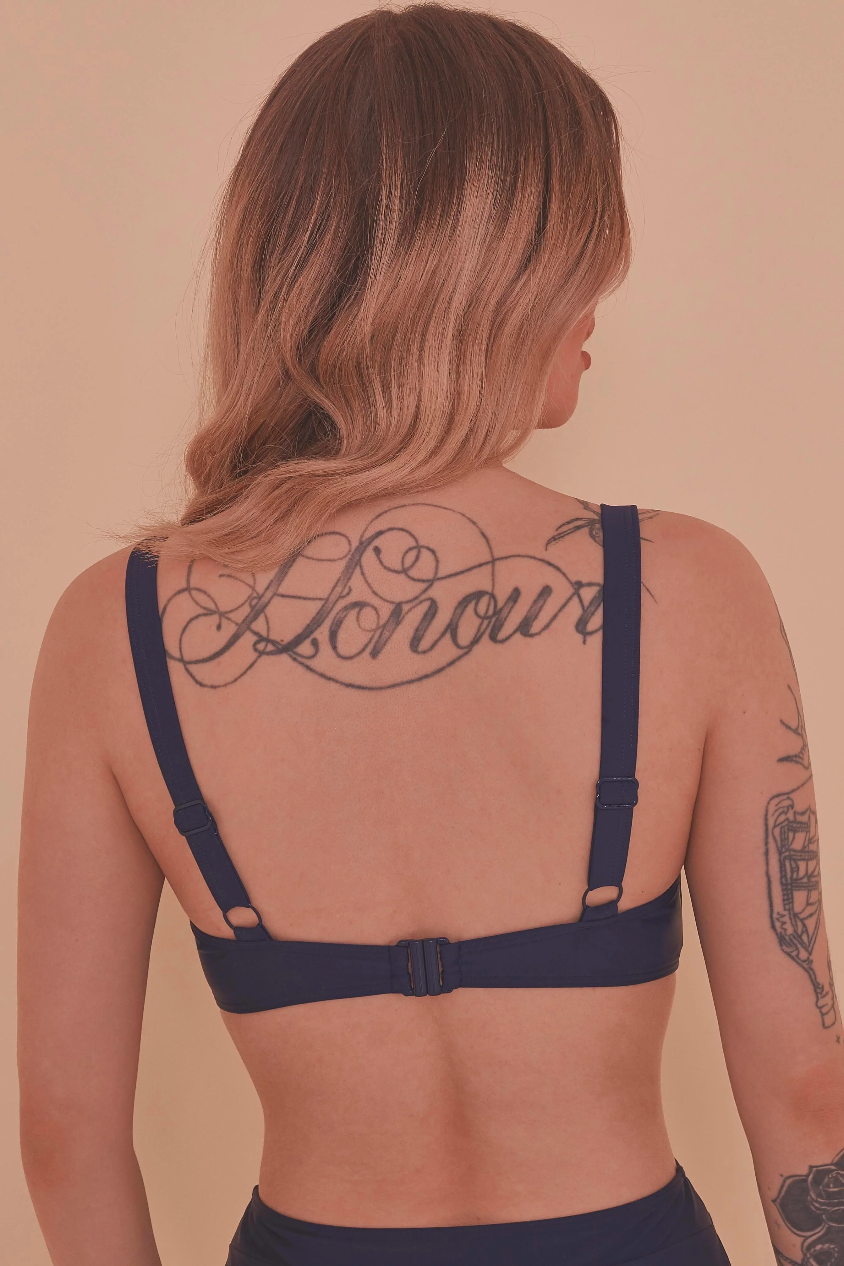 Nautical Navy Bikini Top - Image 4