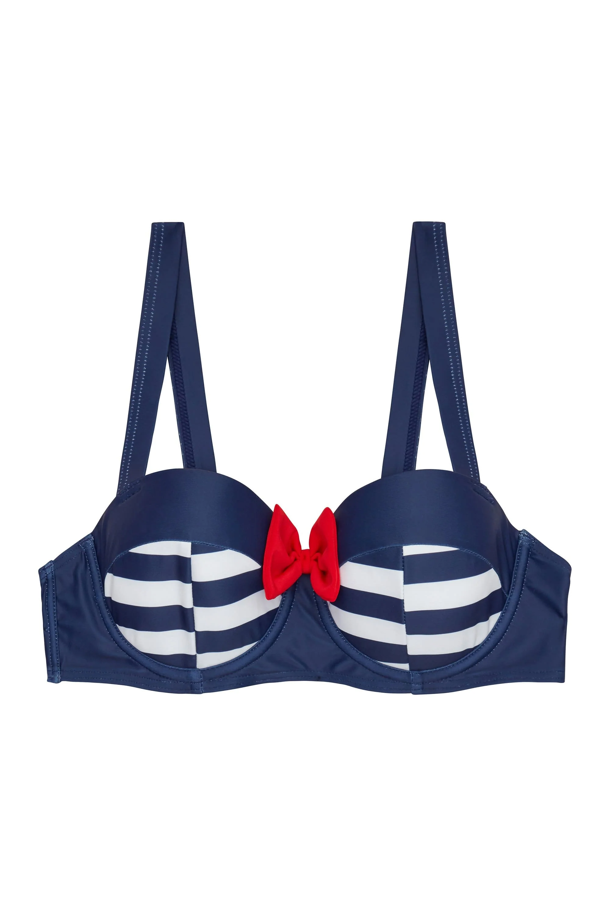 Nautical Navy Bikini Top - Image 6