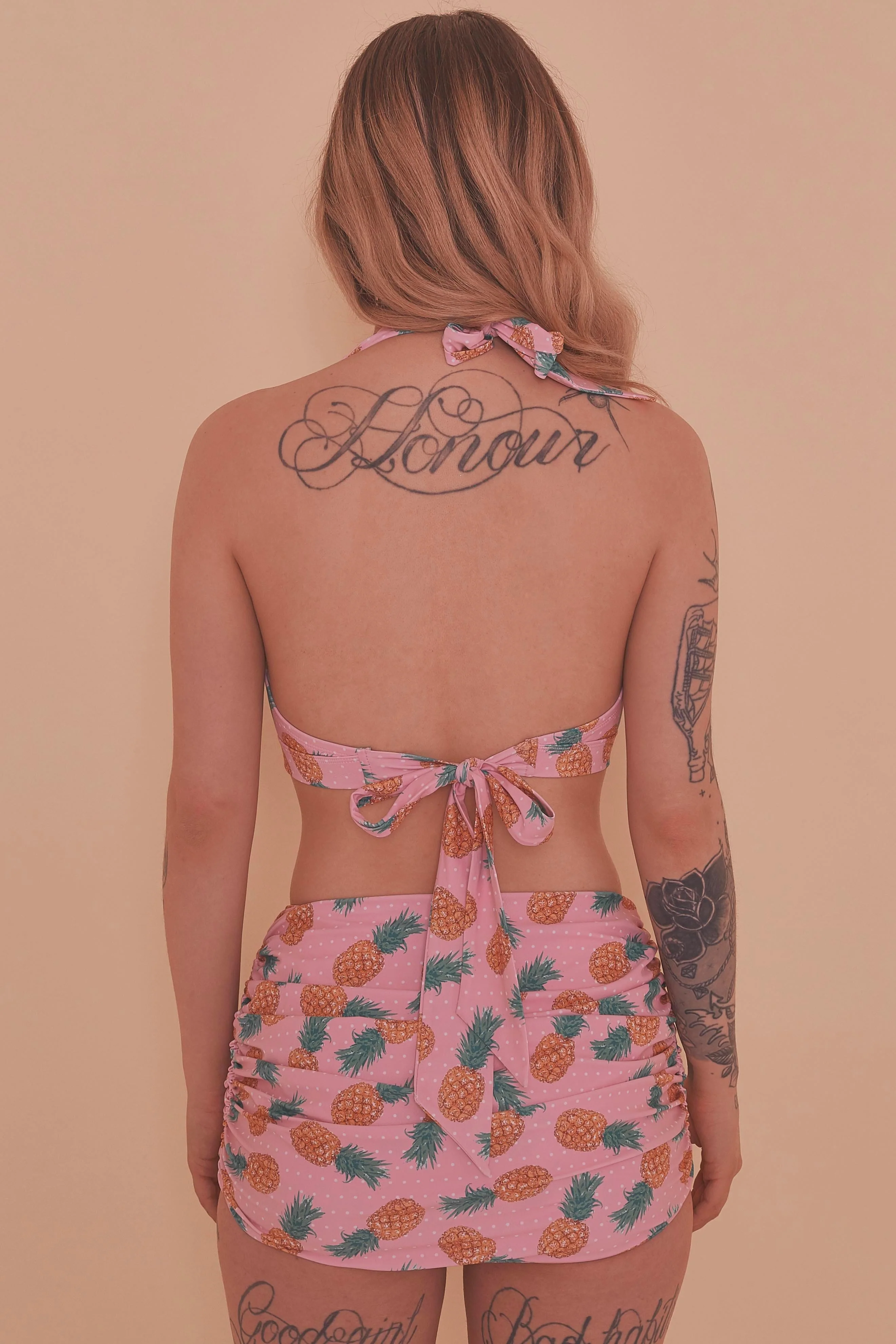 Collectif Pineapple Skirted Bikini Brief - Image 5