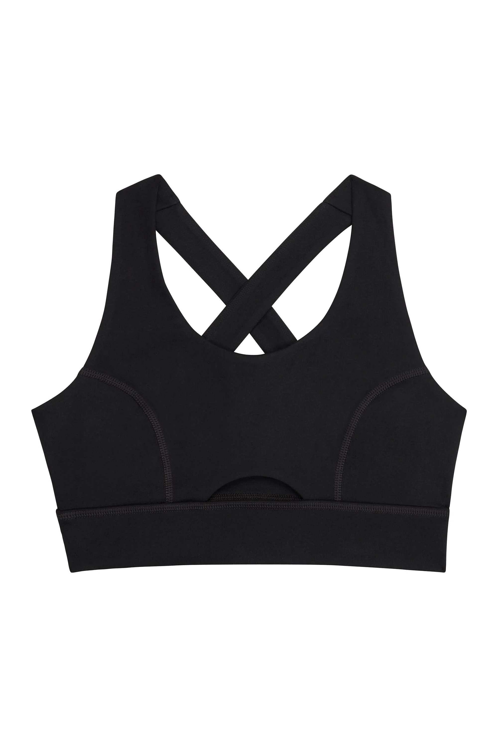Wolf & Whistle Cross Back Bra Black - Image 4