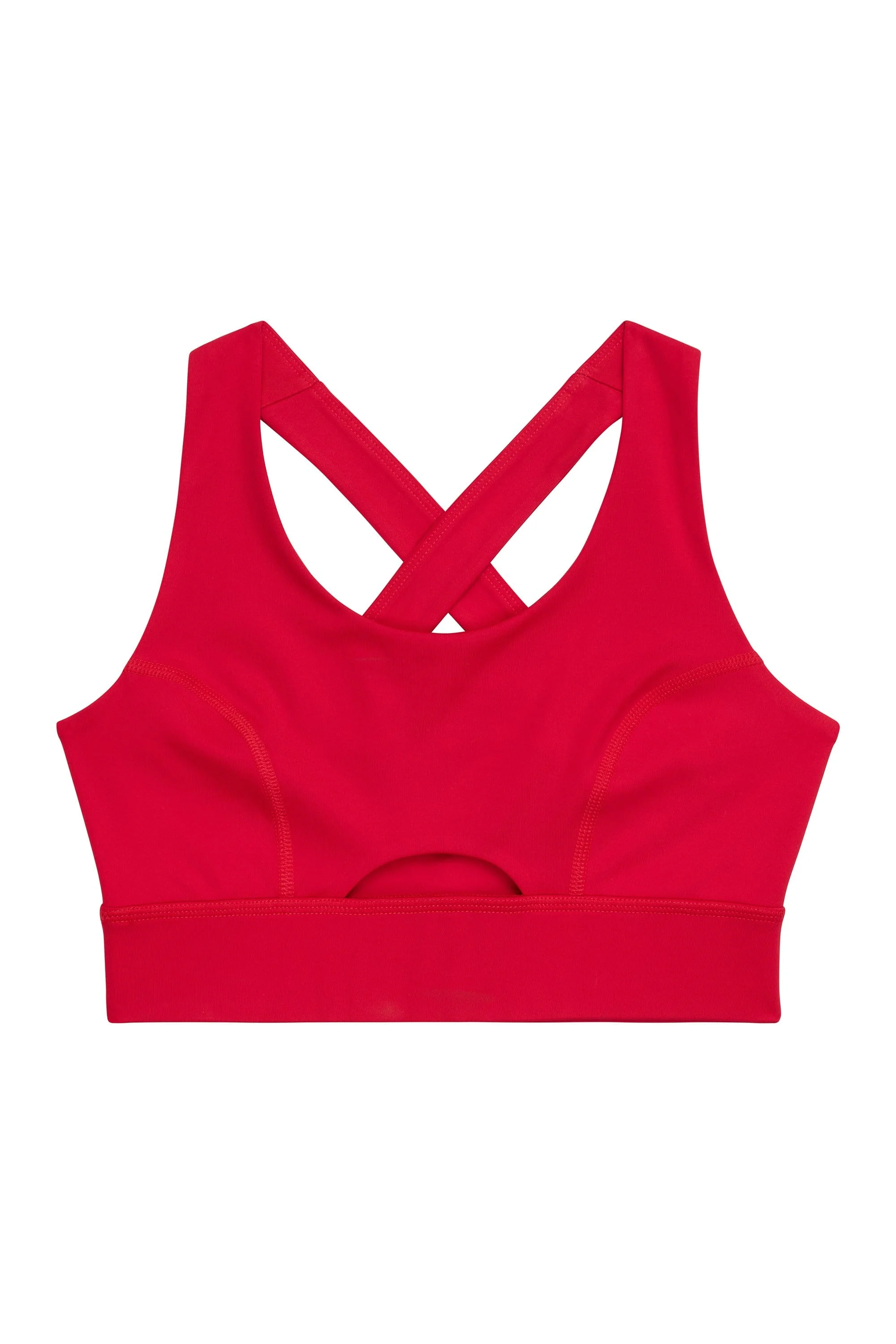 Cross Back Bra Red - Image 6