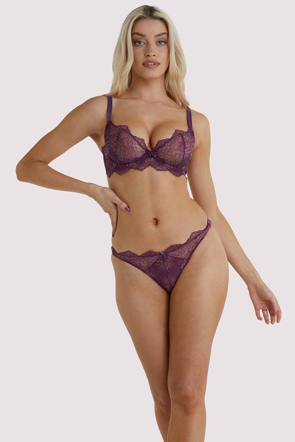 Lurex Amythest G-String - Image 2