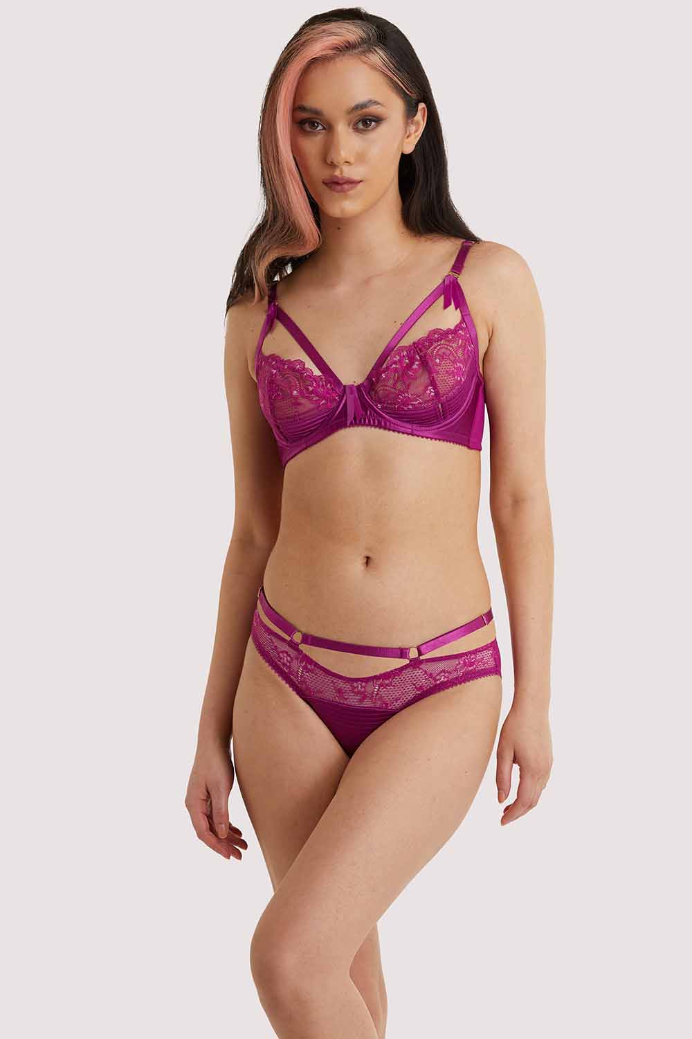 Madame X Magenta Bra - Image 5