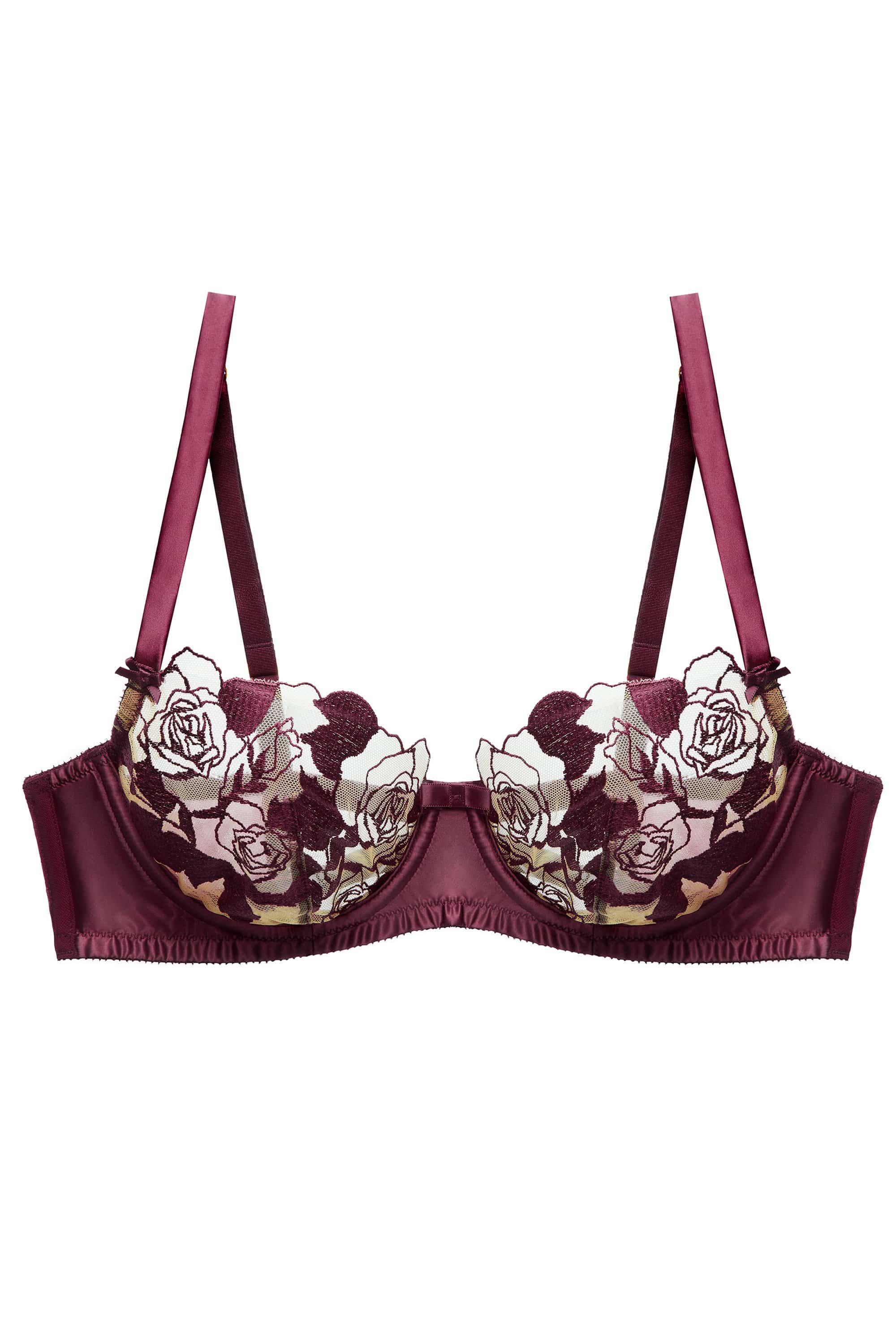 Rosabelle Dark Cherry Bra - Image 5