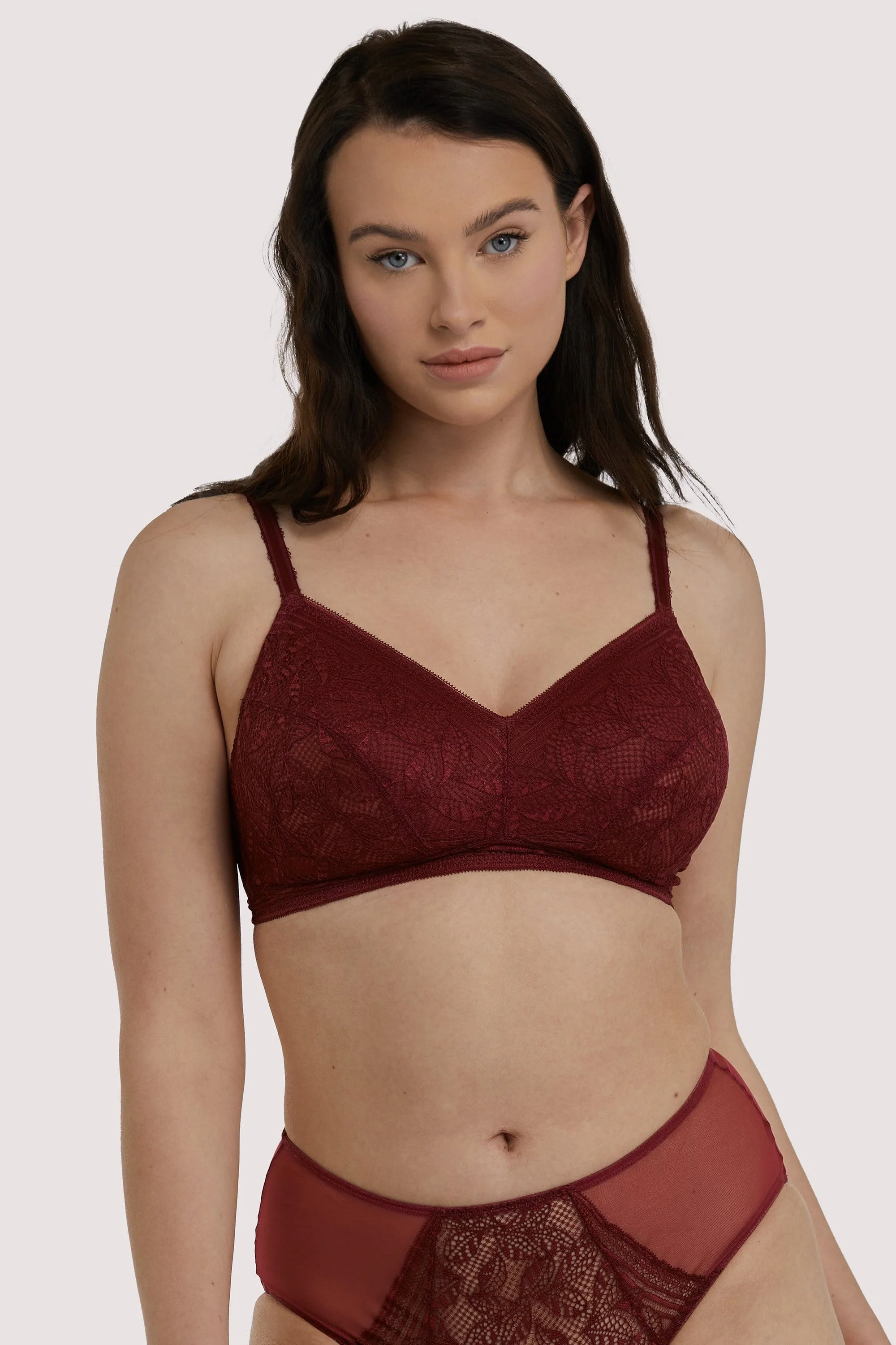 Emma Merlot Ultimate Comfort Wireless Bra - Image 2