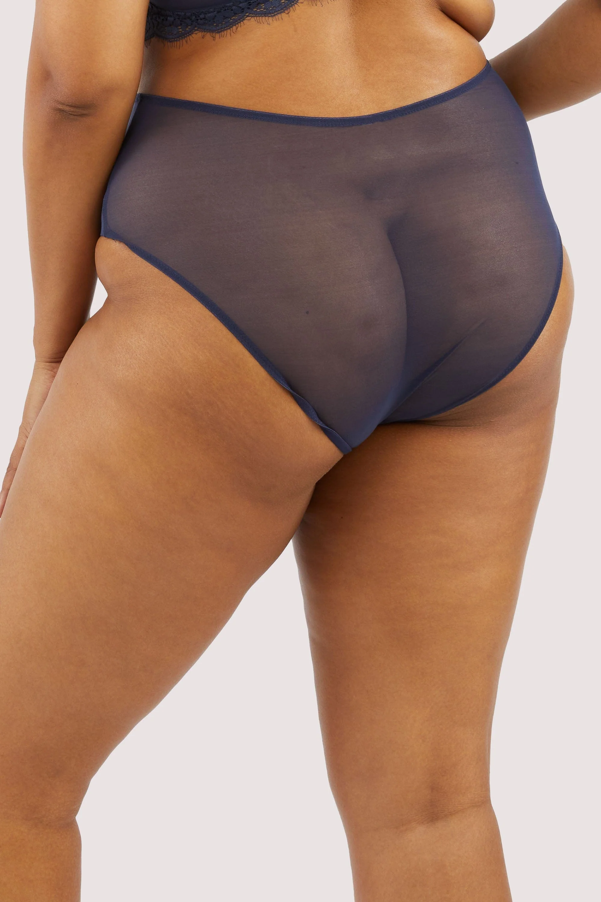 Emma Navy High Waisted Brief - Image 5