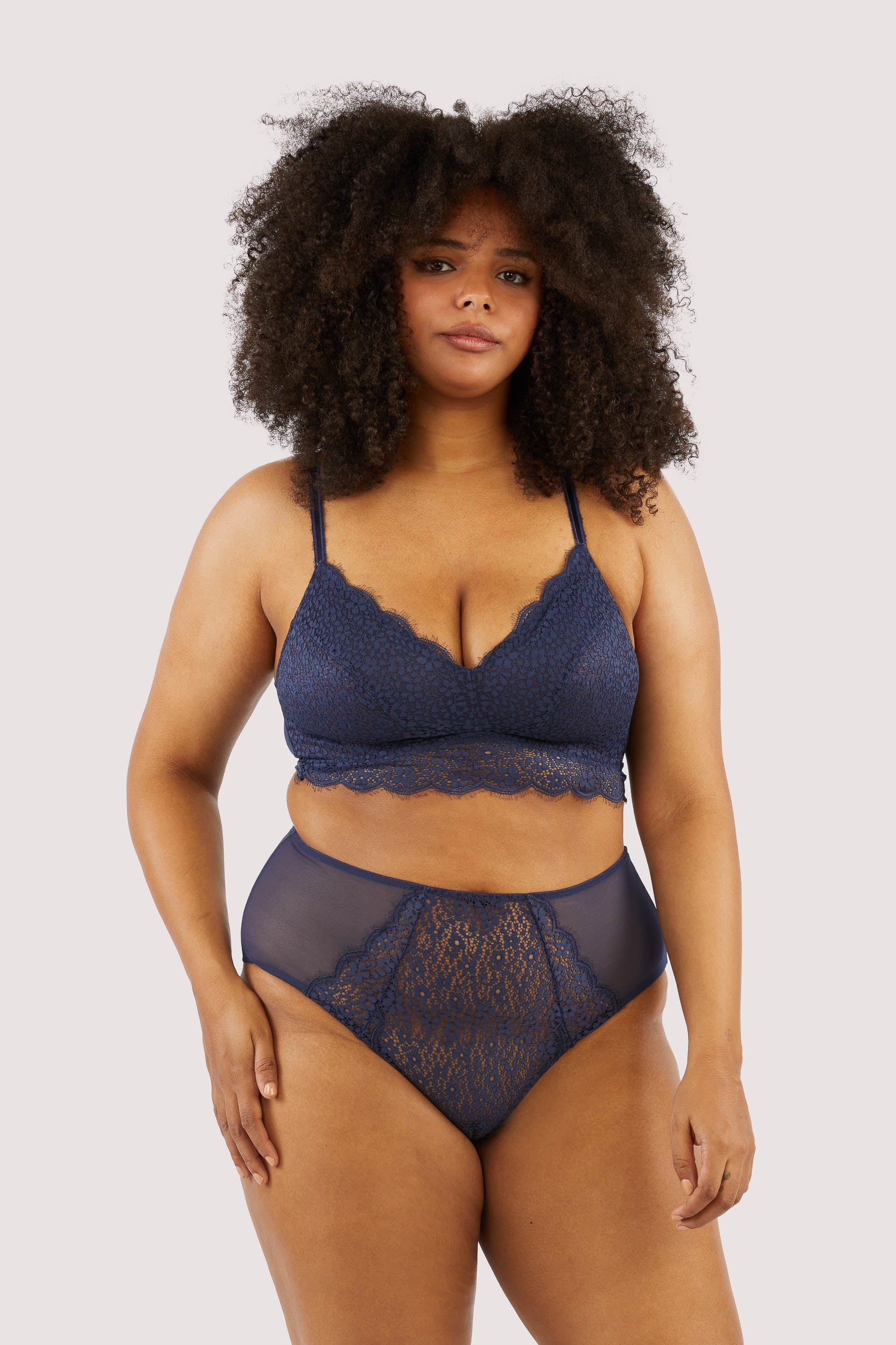 Emma Navy High Waisted Brief - Image 7