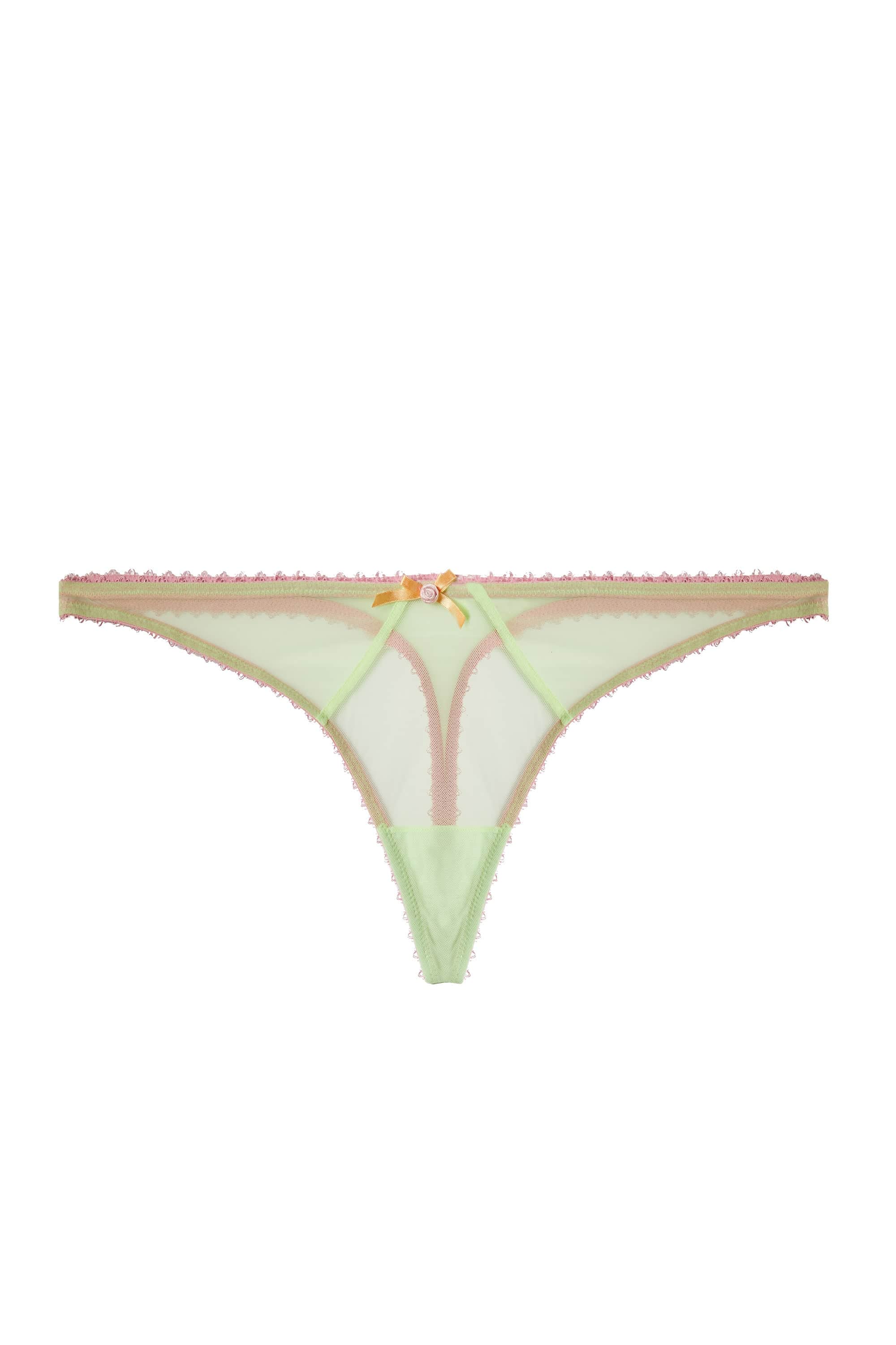 Grace Green Mesh Thong - Image 7