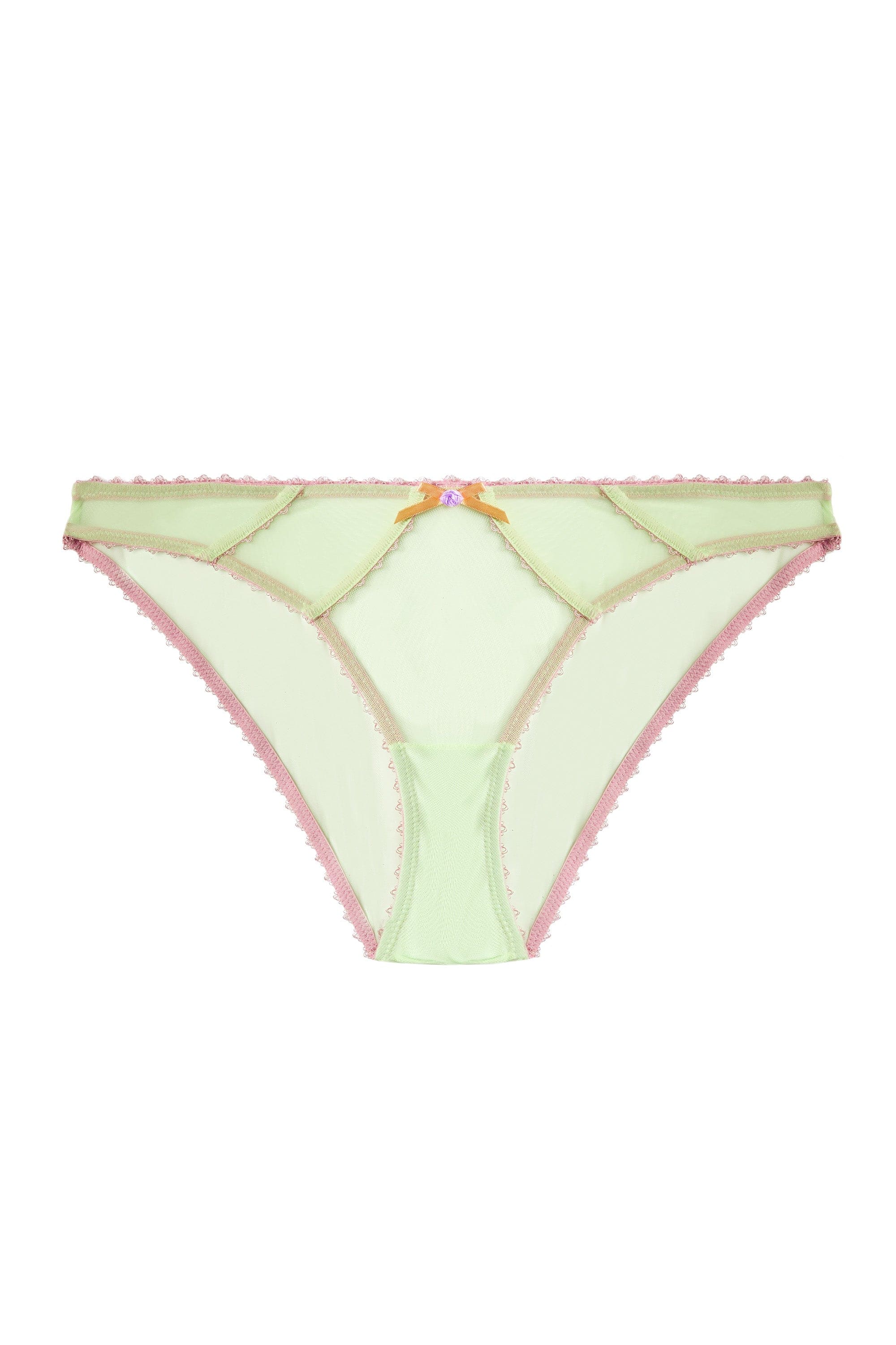 Grace Green Mesh Brazilian Brief - Image 5