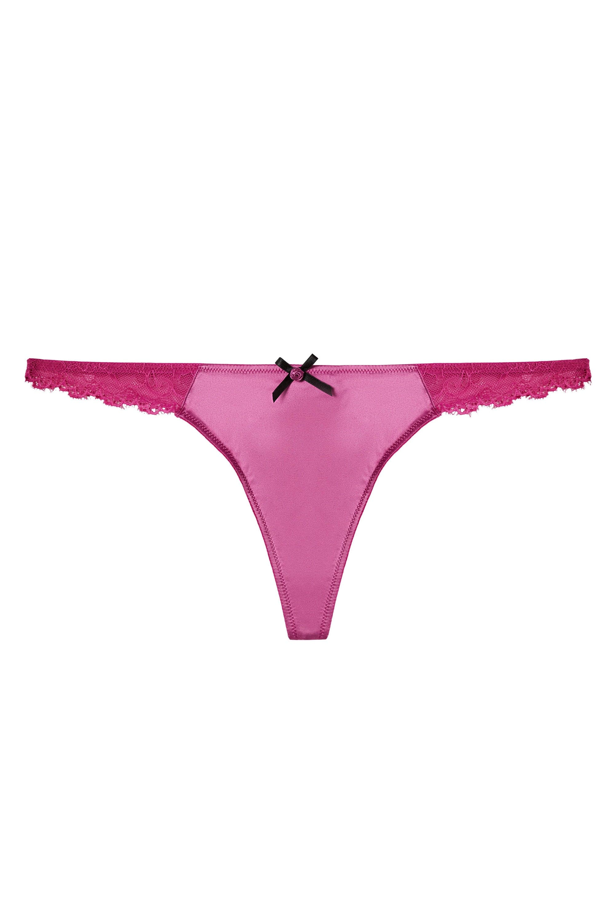 Rosalyn Magenta Lace Thong - Image 6