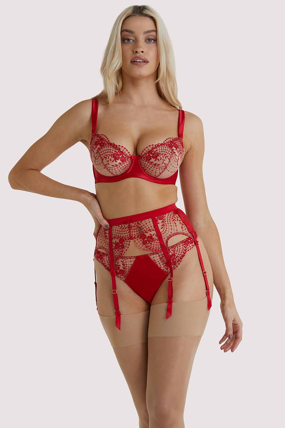 Julie's Roses Red Briefs - Image 4
