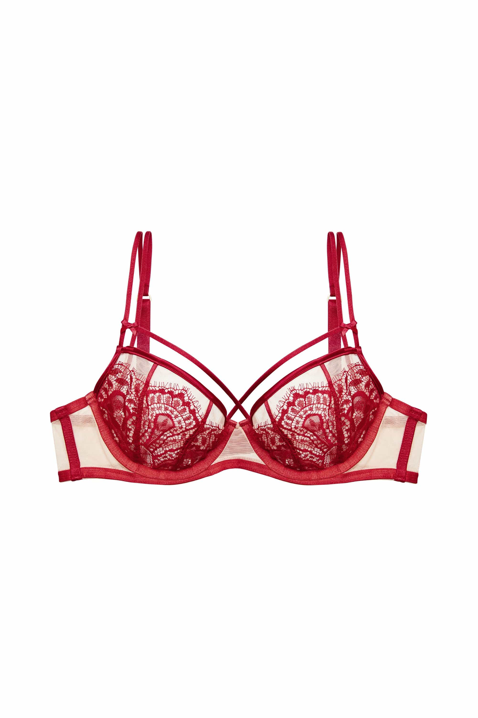 Maestra Red Non Pad Underwire Bra - Image 6