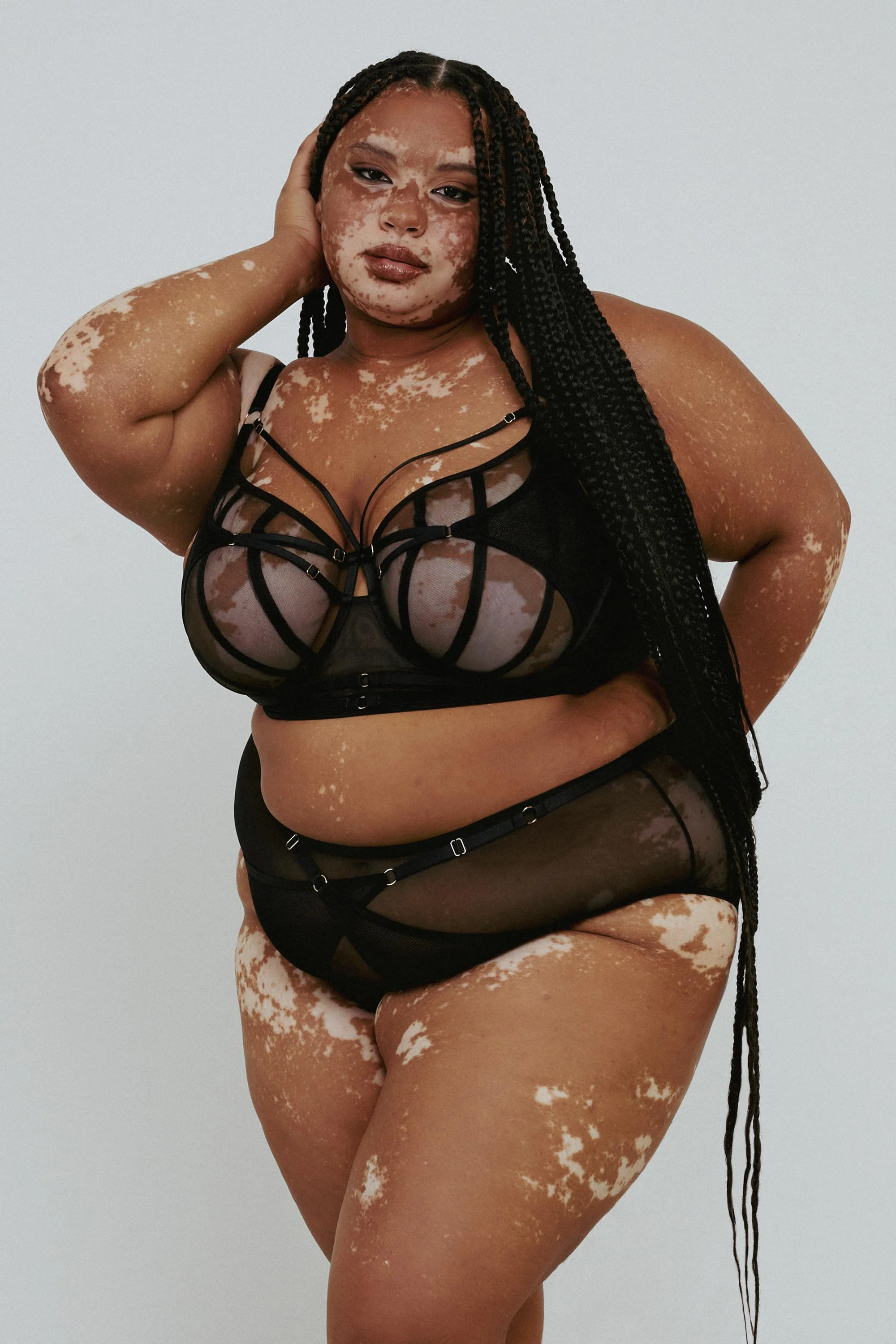 Eddie Black Crossover Wrap Bra - Image 6