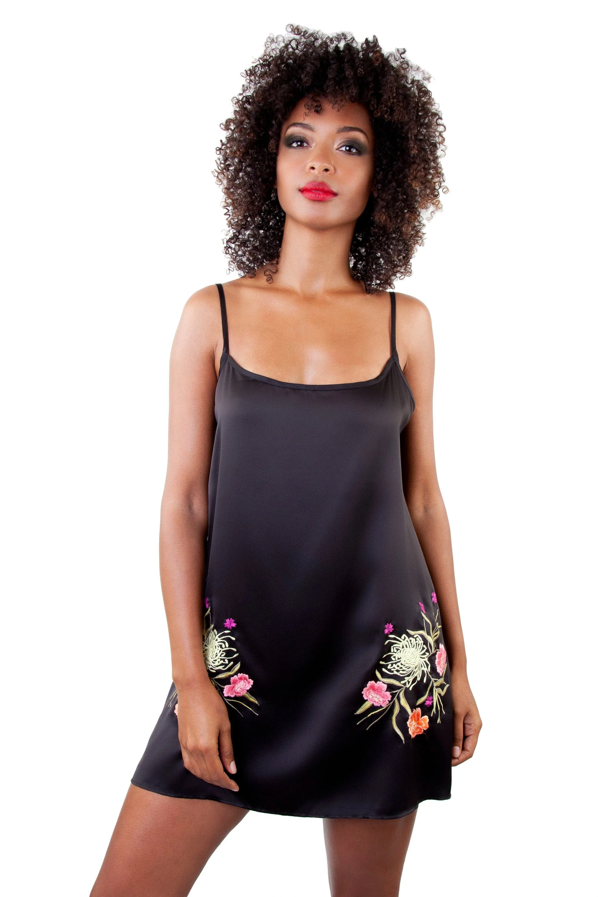 Jasmin Embroidered Chemise - Seconds - Image 2