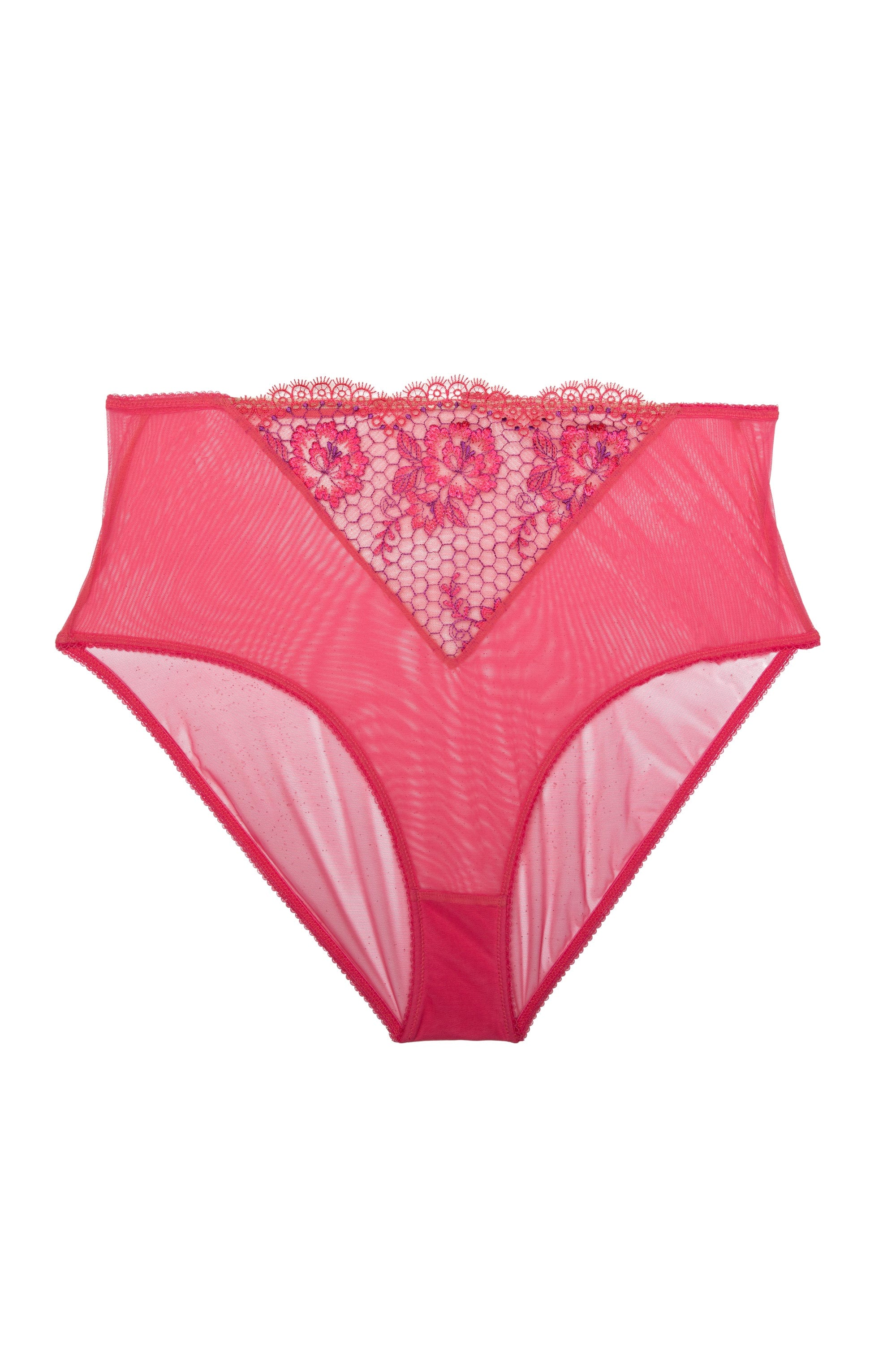 Evelina Blood Orange Curve High Waist Brief - Image 2